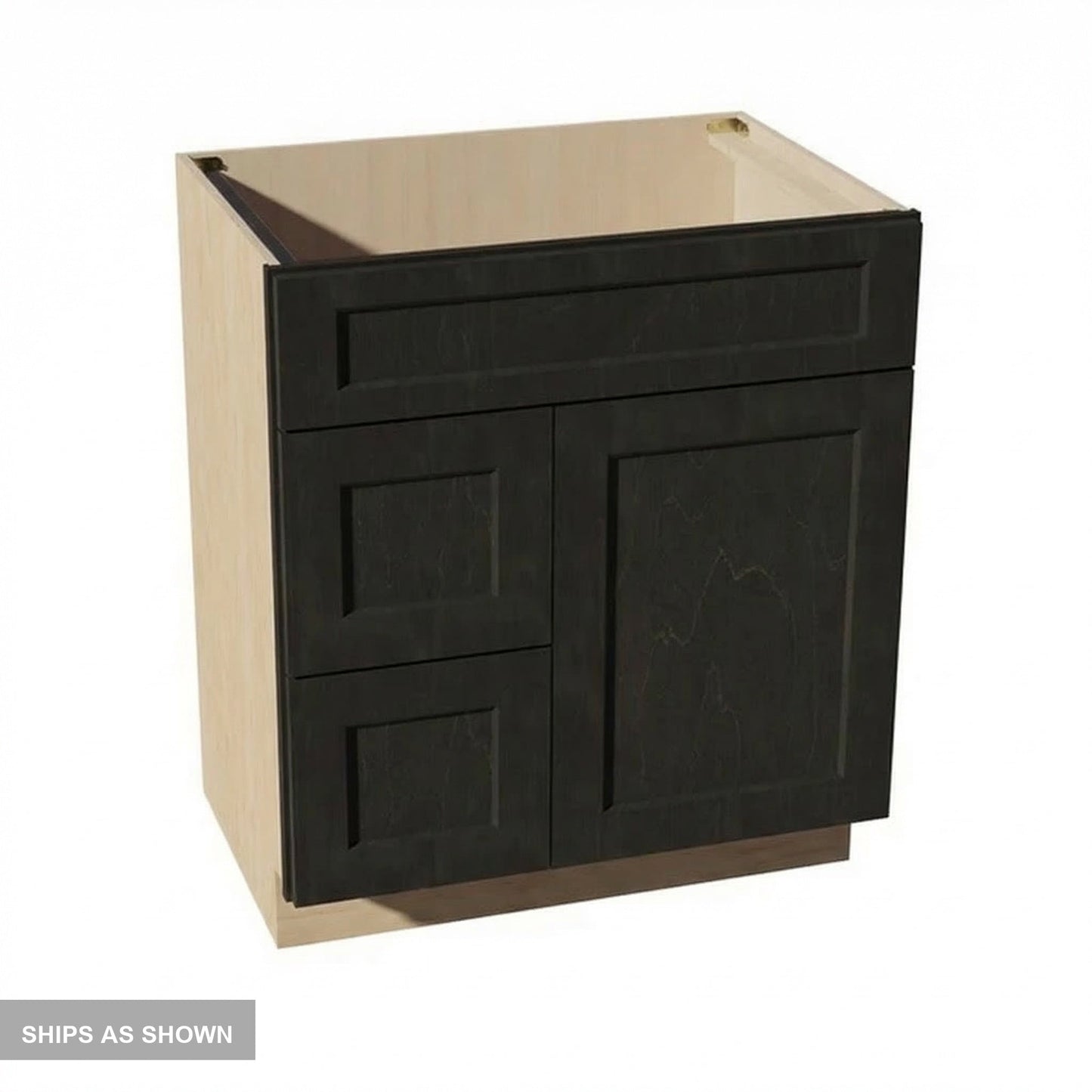 Quik Cabinets VSD3021L Ardelle Charcoal - Flatpack