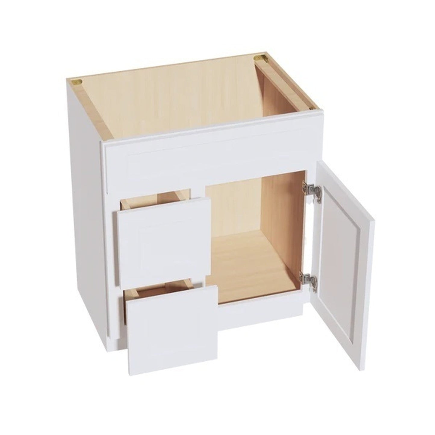 Quik Cabinets VSD3021L Ardelle White - Interior