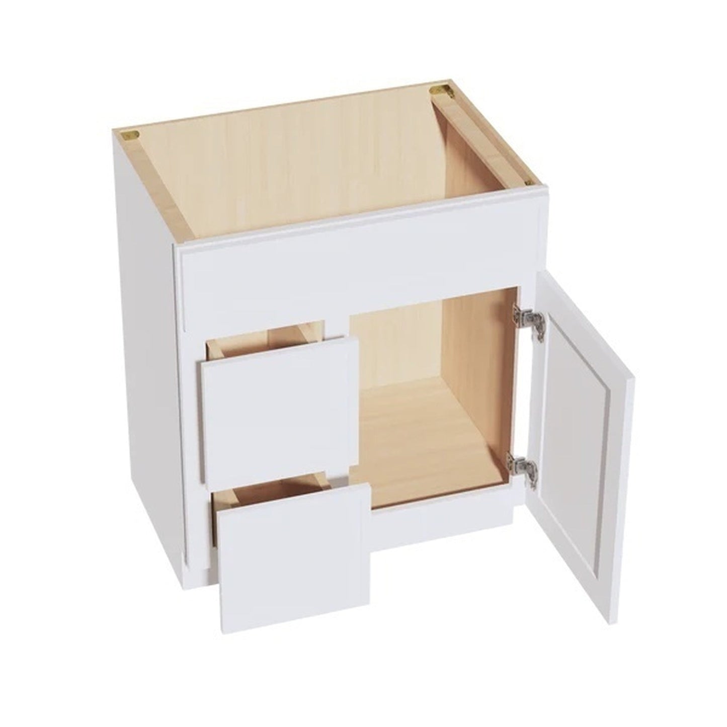 Quik Cabinets VSD3021L Slim Frost - Interior