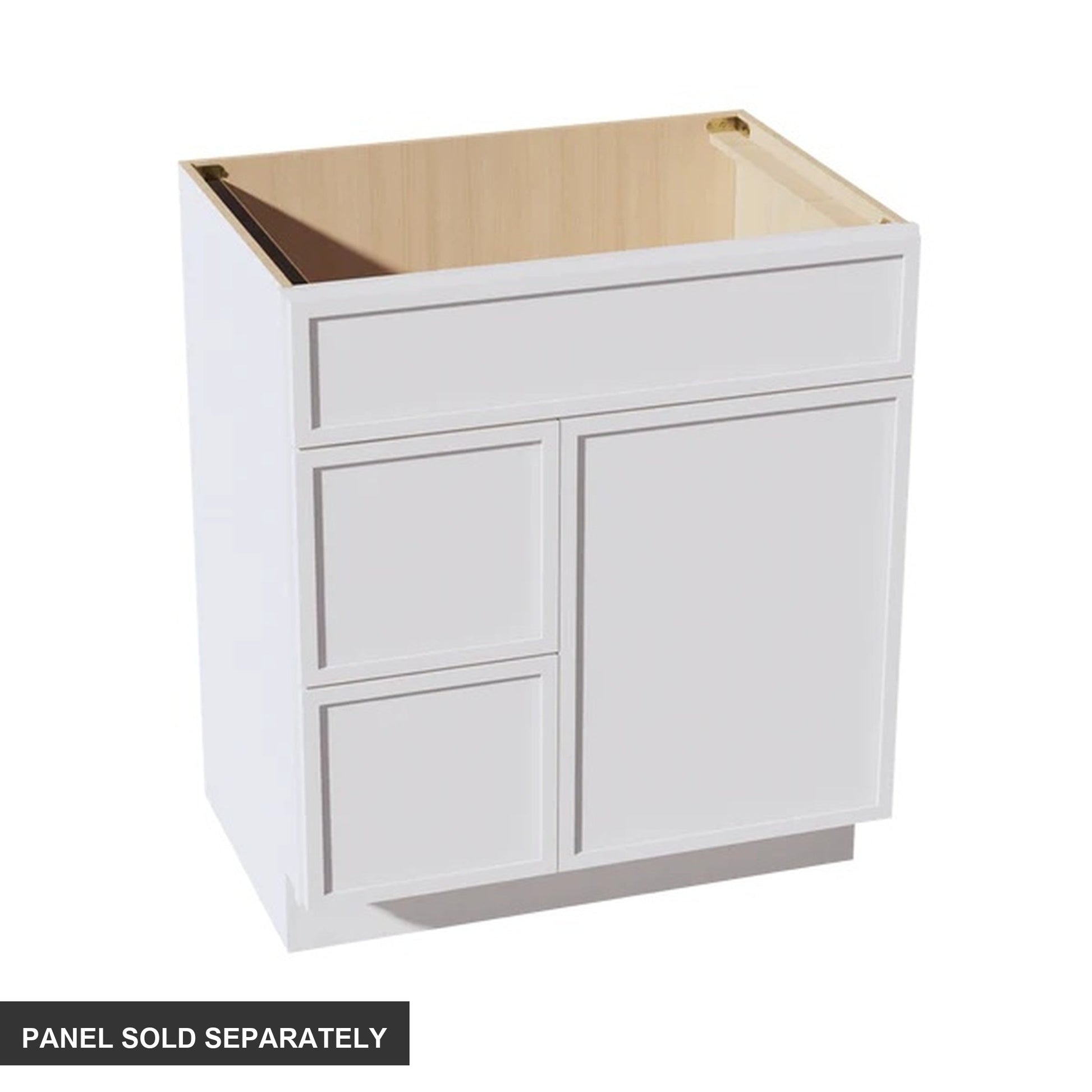 Slim Shaker Vanity Drawer Cabinet 30" (VSD3021L) · Slim