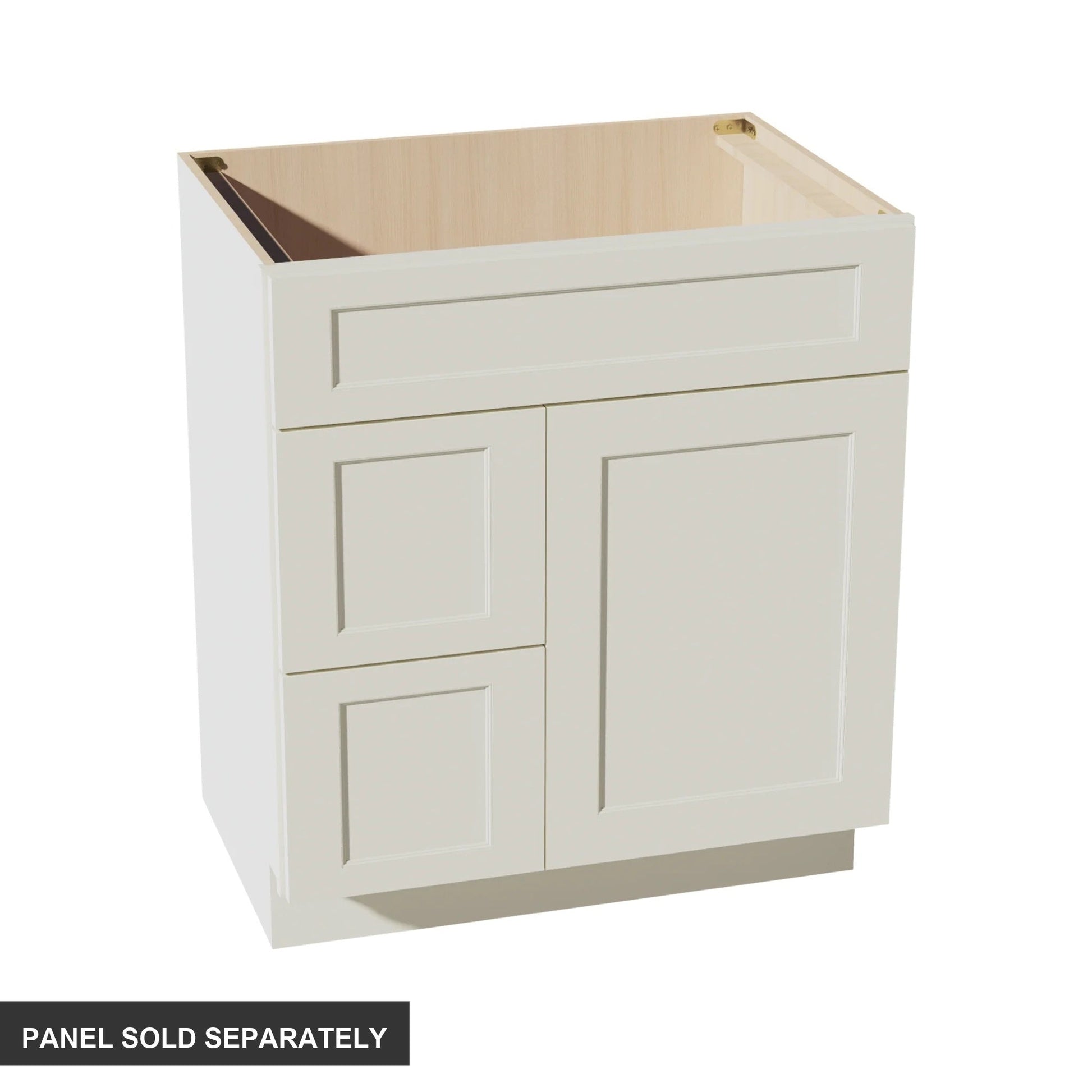 Shaker Vanity Drawer Cabinet 30" (VSD3021L) · Tallis