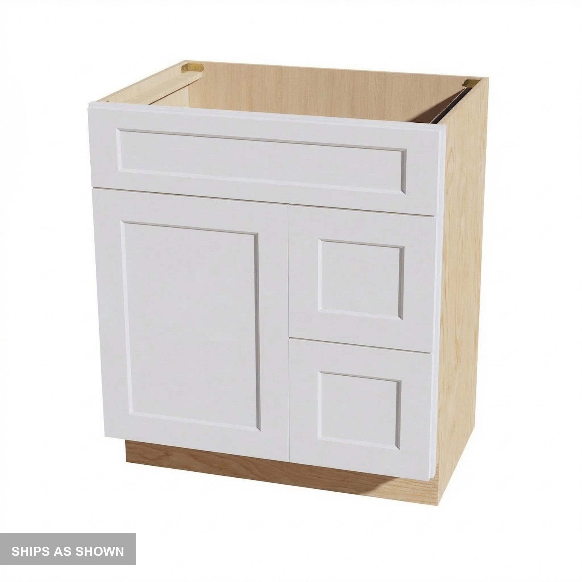 Shaker Vanity Drawer Cabinet 30" (VSD3021R) · Ardelle