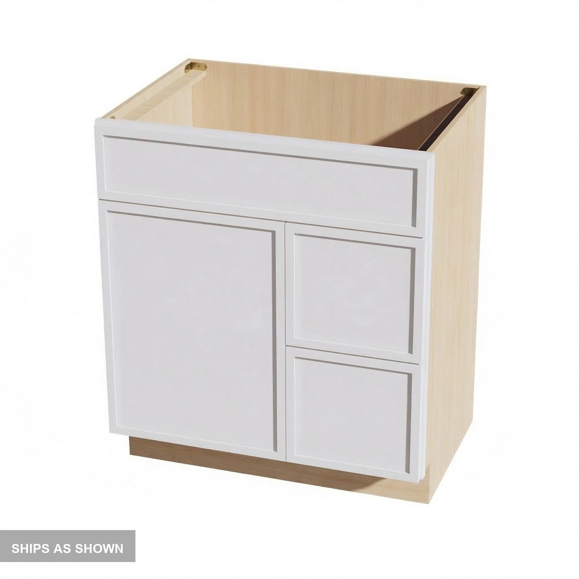 Slim Shaker Vanity Drawer Cabinet 30" (VSD3021R) · Slim