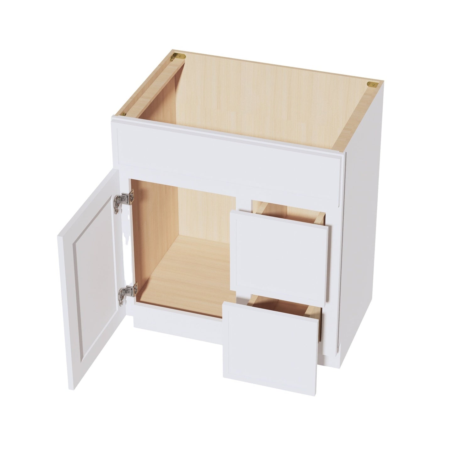 Quik Cabinets VSD3021R Slim Frost - Interior