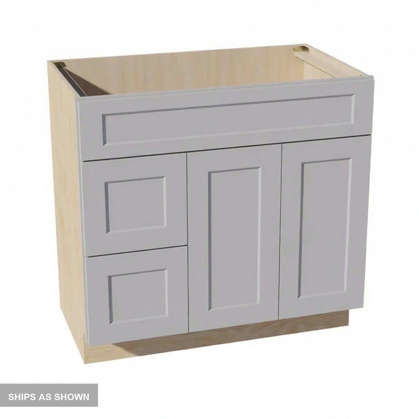 Quik Cabinets VSD3621L Ardelle Ash - Flatpack