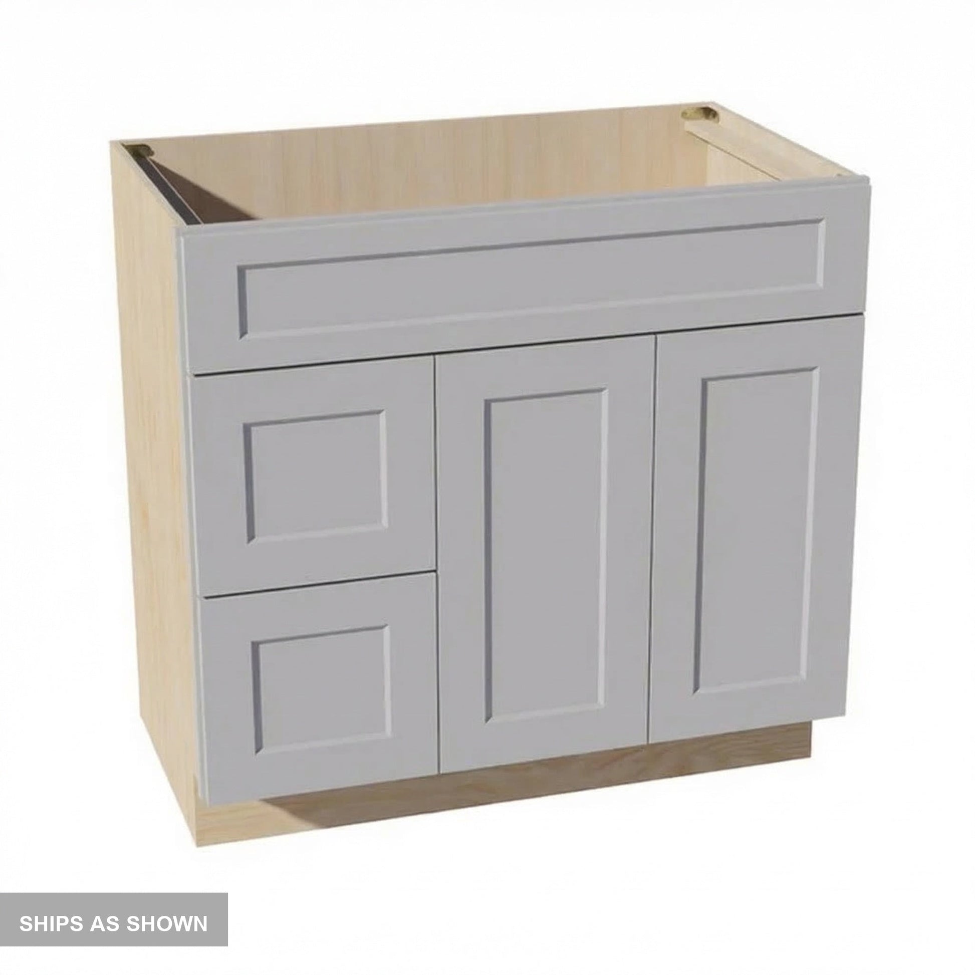 Shaker Vanity Drawer Cabinet 36" (VSD3621L) · Ardelle