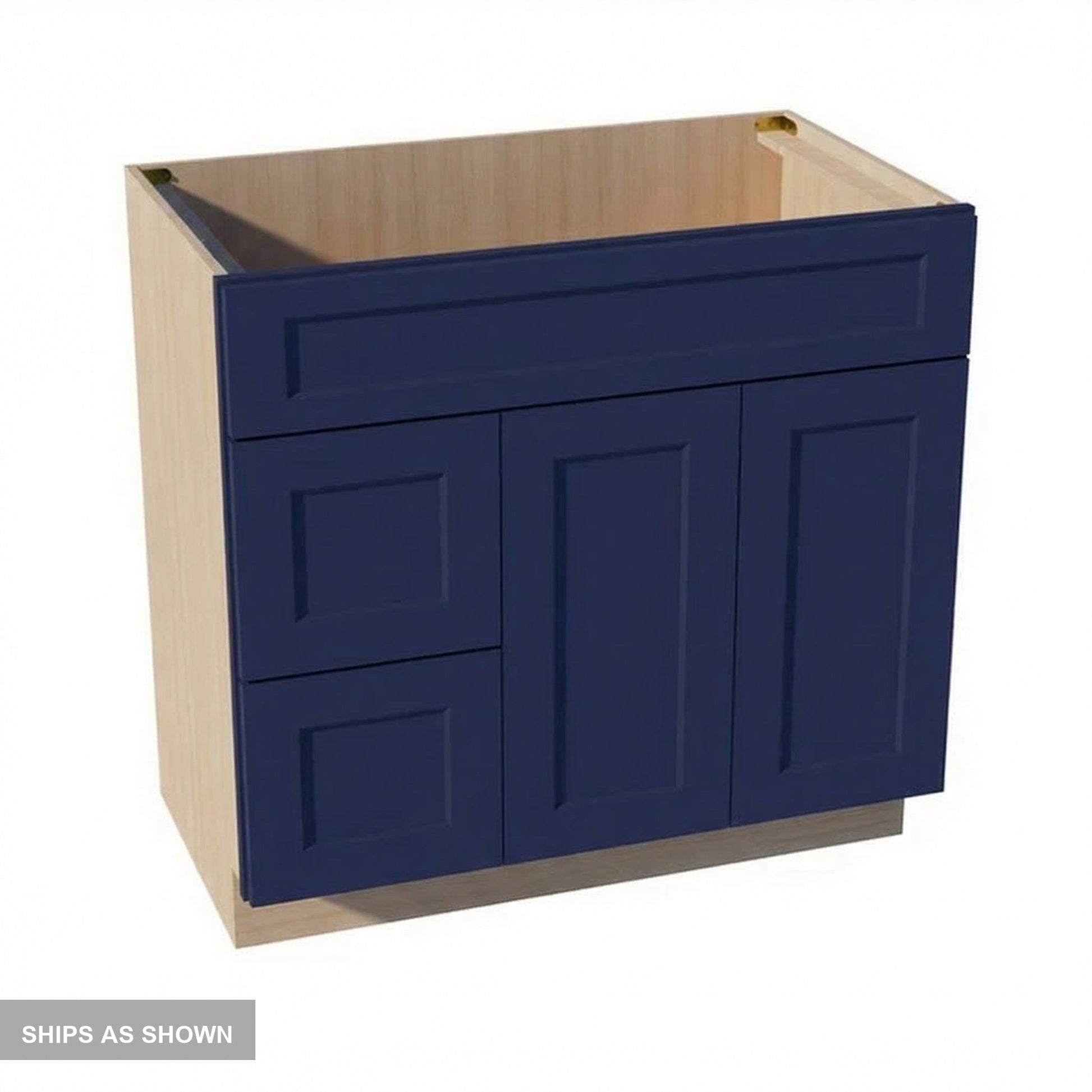 Shaker Vanity Drawer Cabinet 36" (VSD3621L) · Ardelle