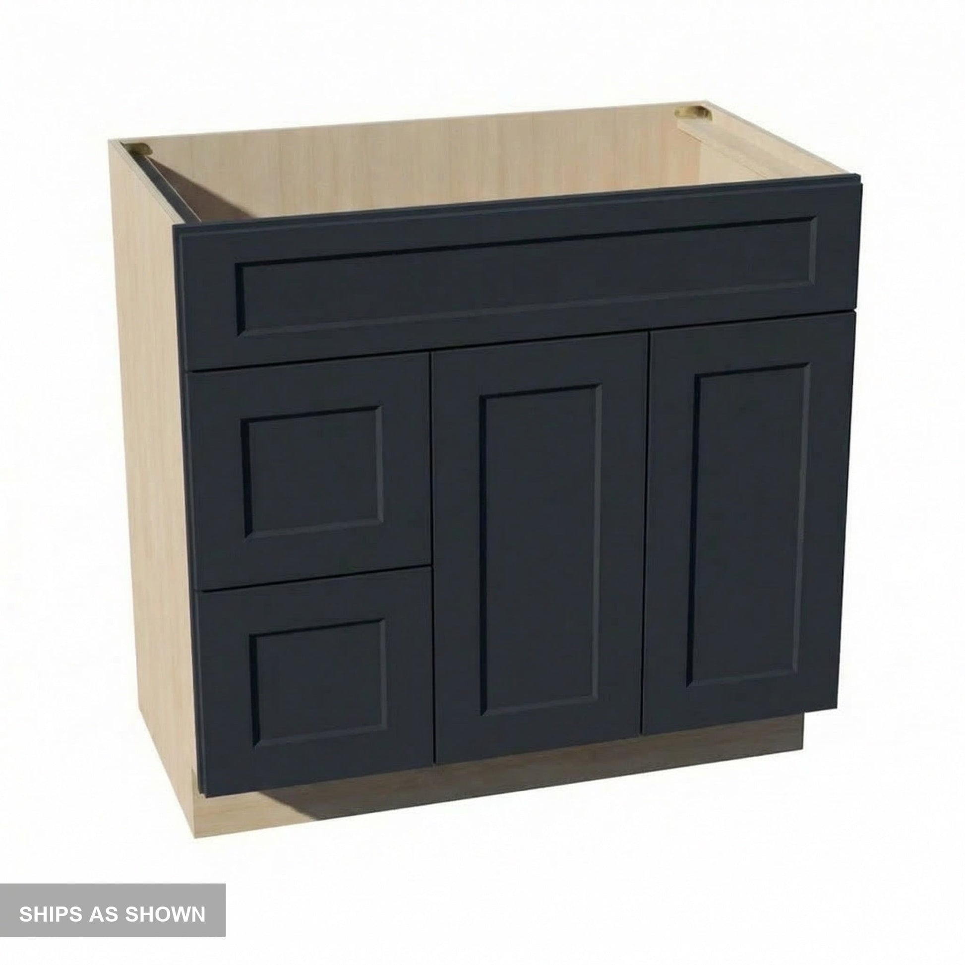 Shaker Vanity Drawer Cabinet 36" (VSD3621L) · Ardelle