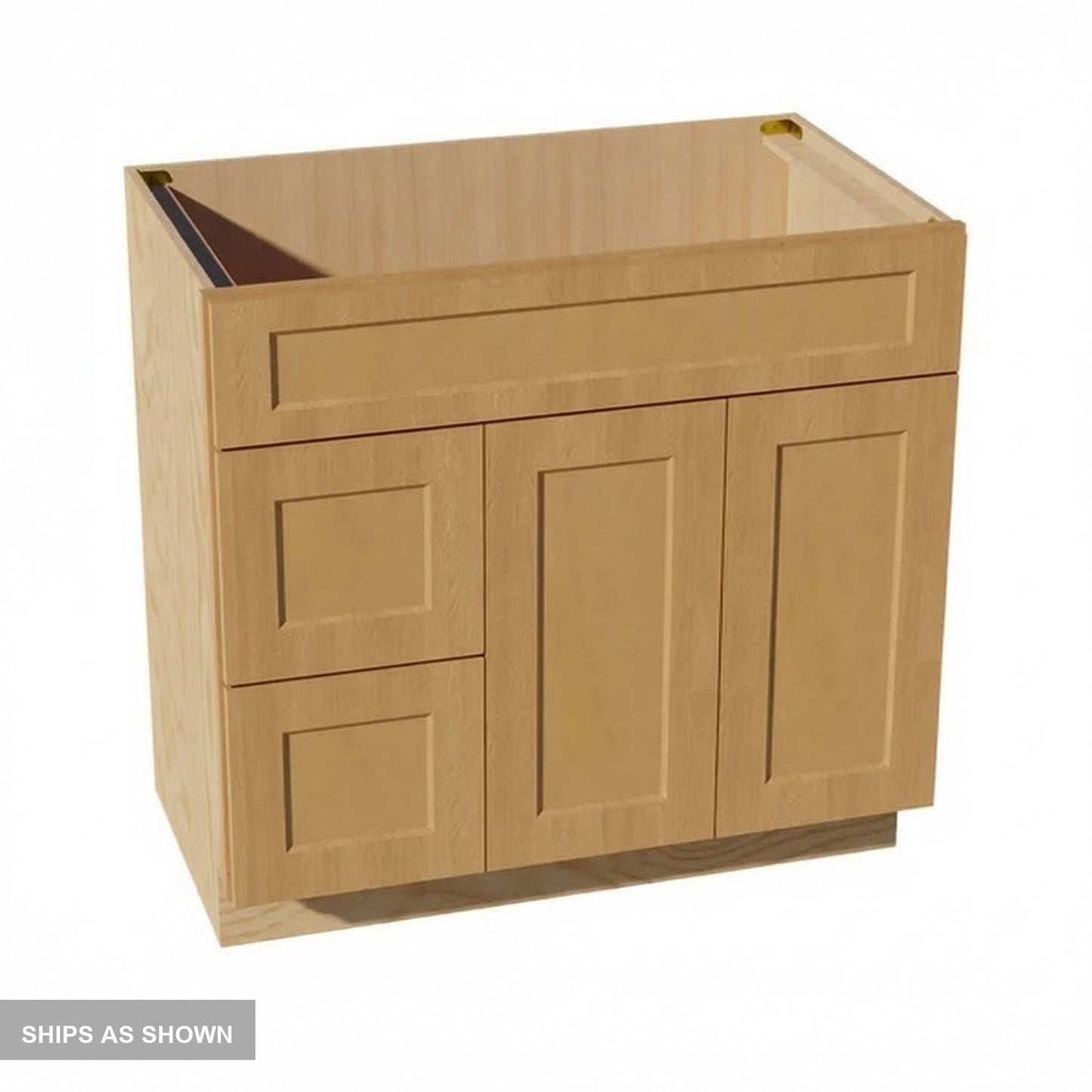 Quik Cabinets VSD3621L Ardelle Timber - Flatpack