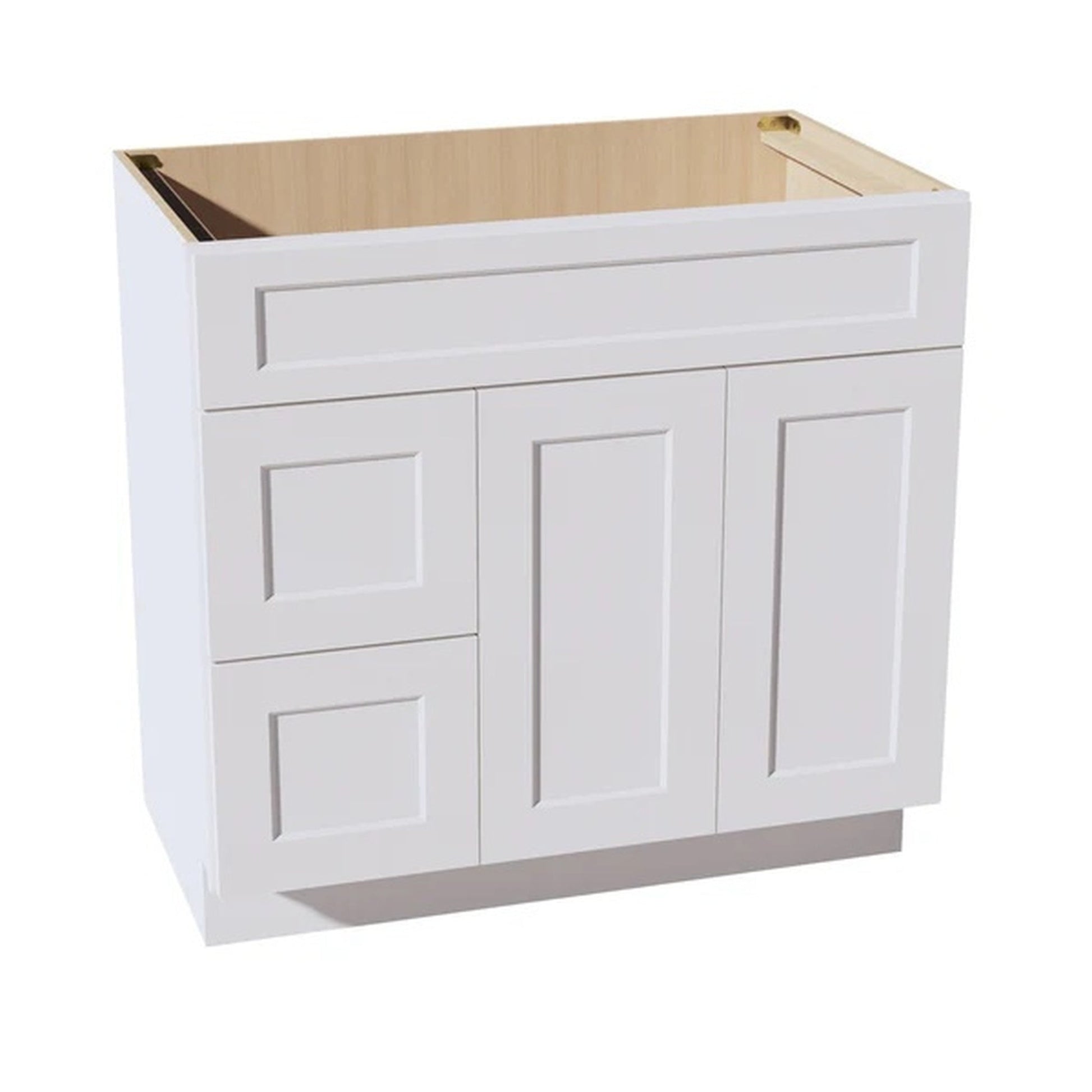 Shaker Vanity Drawer Cabinet 36" (VSD3621L) · Ardelle