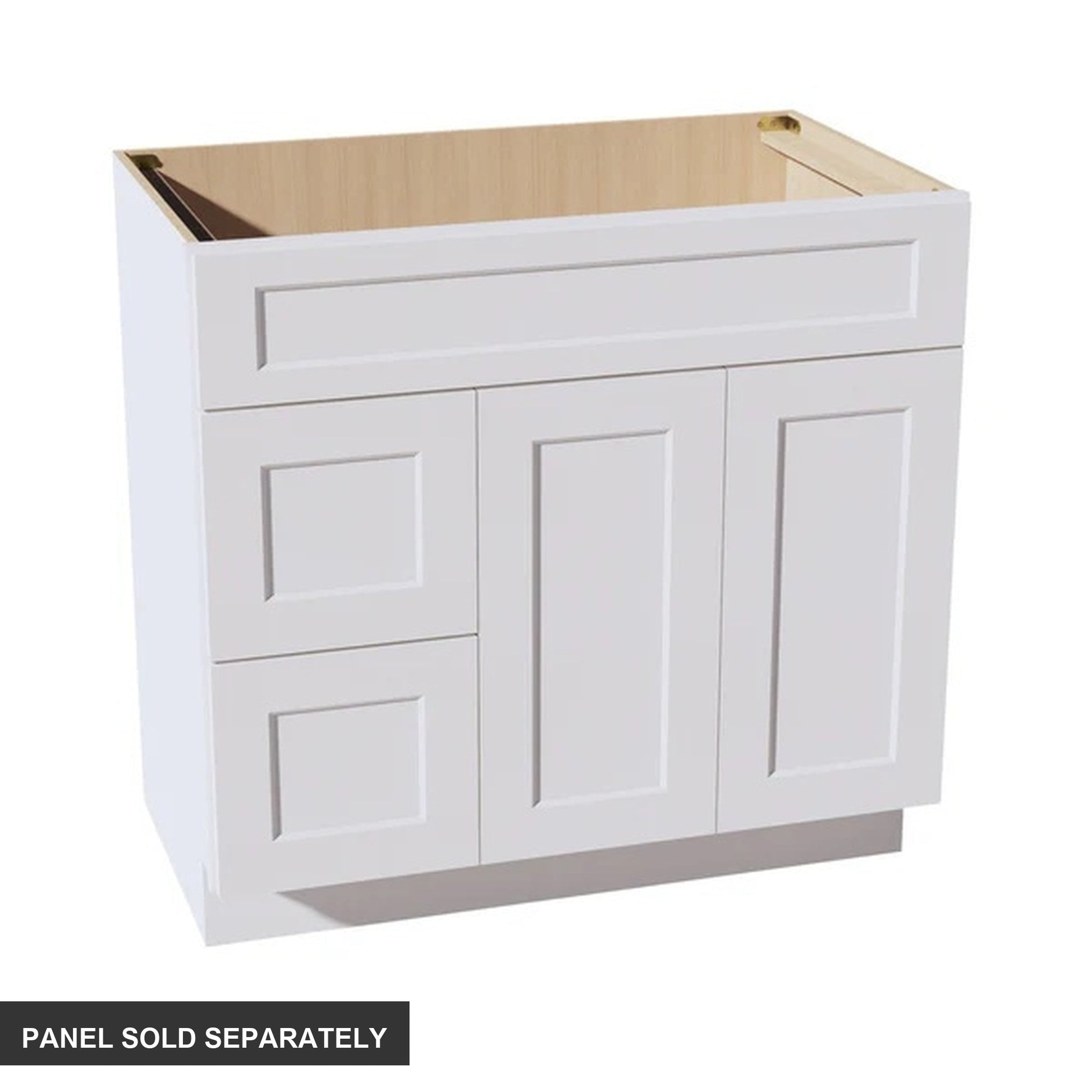 Shaker Vanity Drawer Cabinet 36" (VSD3621L) · Ardelle