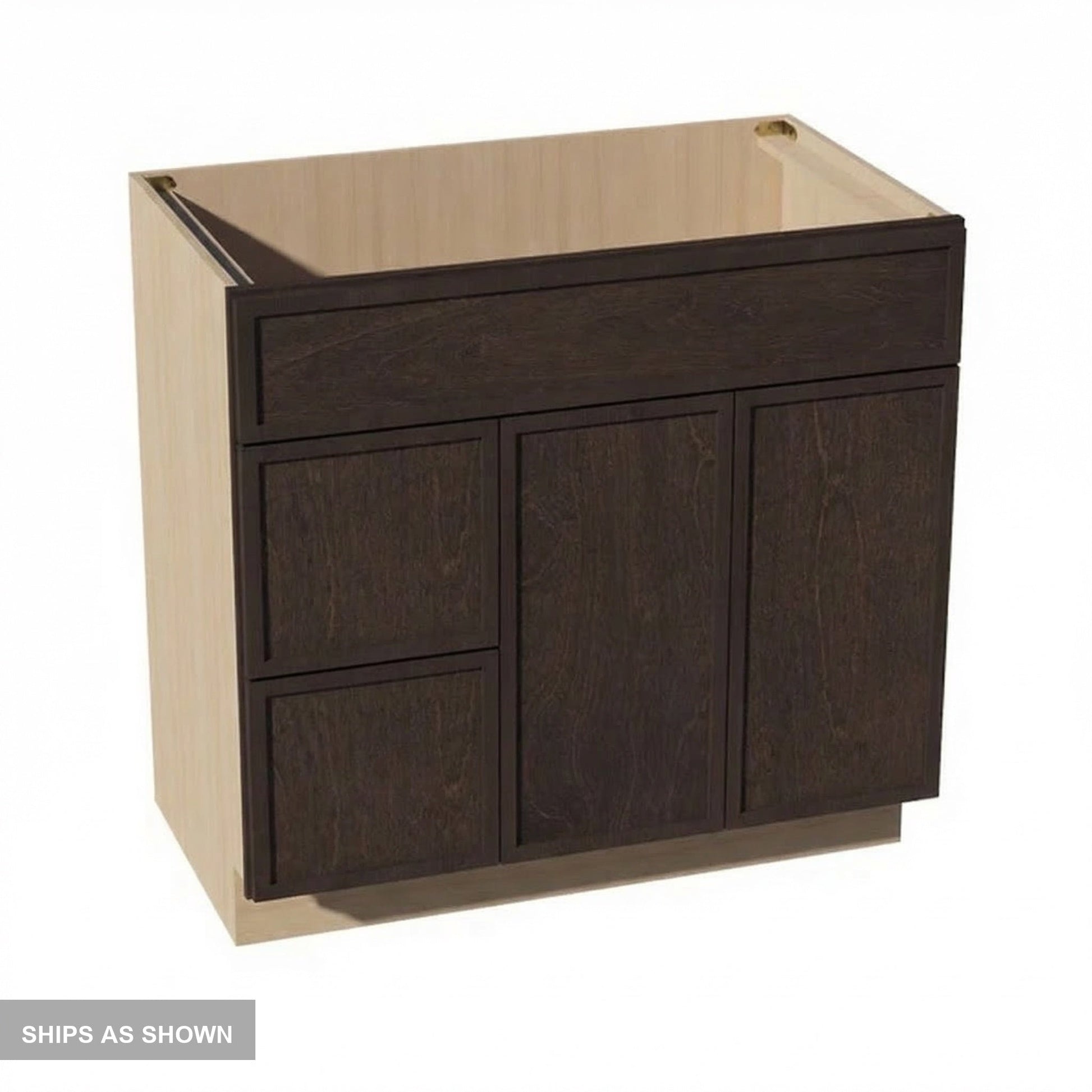 Slim Shaker Vanity Drawer Cabinet 36" (VSD3621L) · Slim