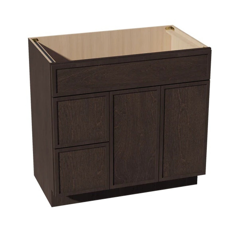 Slim Shaker Vanity Drawer Cabinet 36" (VSD3621L) · Slim