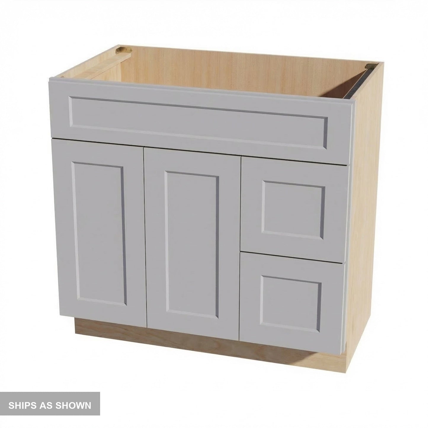 Quik Cabinets VSD3621R Ardelle Ash - Flatpack