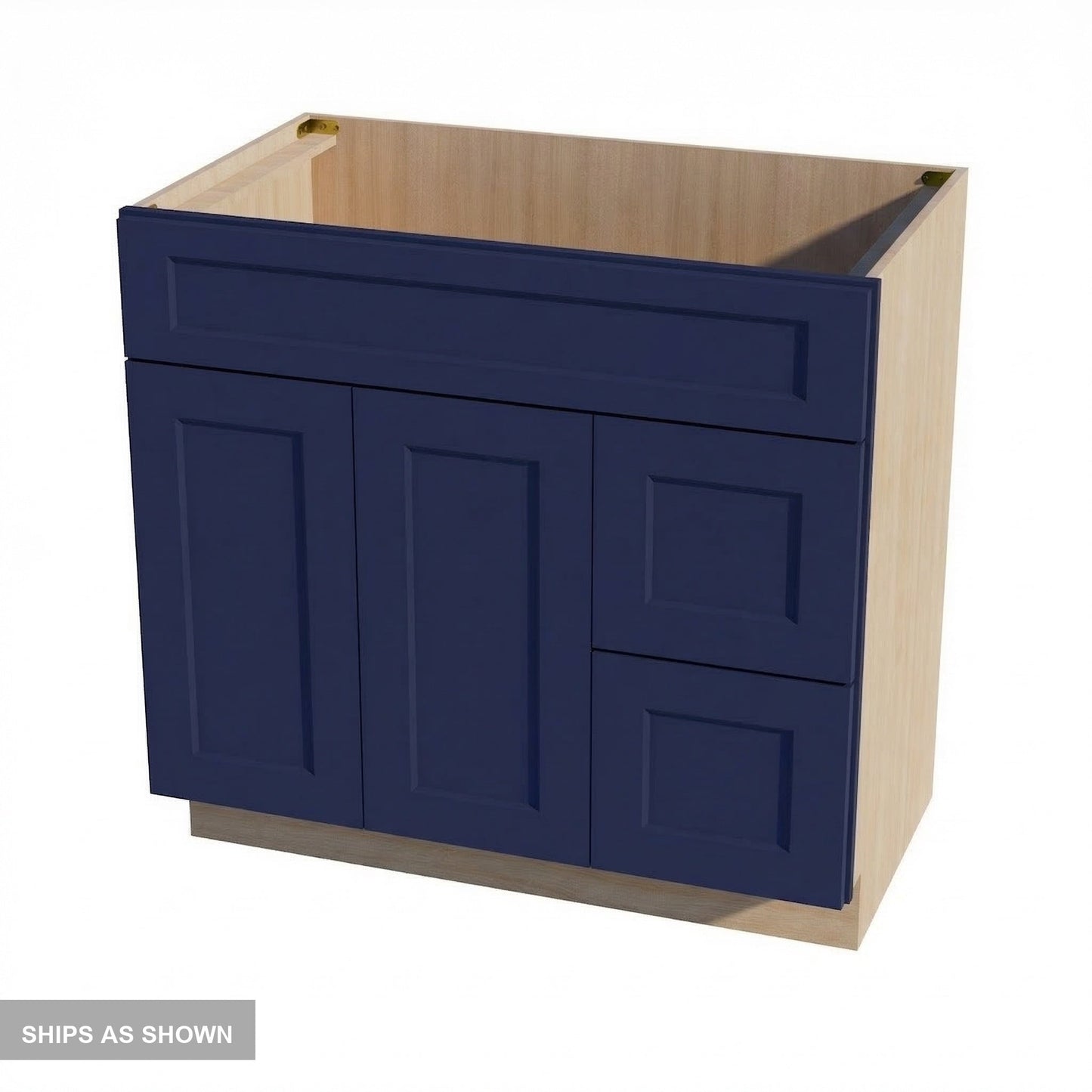 Quik Cabinets VSD3621R Ardelle Blue - Flatpack