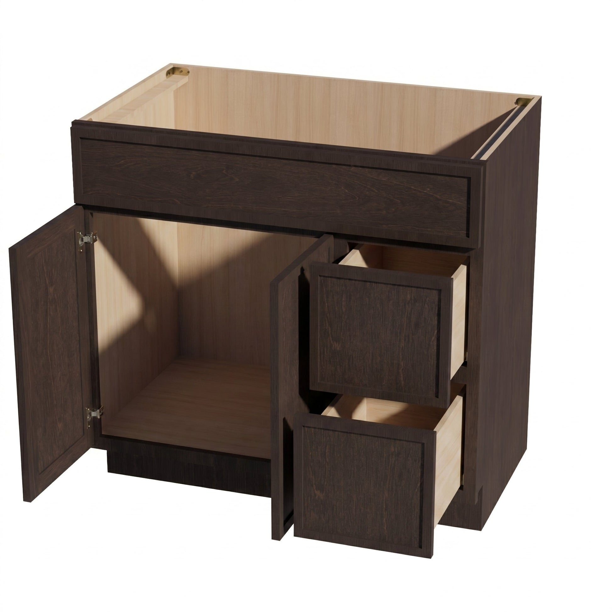 Slim Shaker Vanity Drawer Cabinet 36" (VSD3621R) · Slim