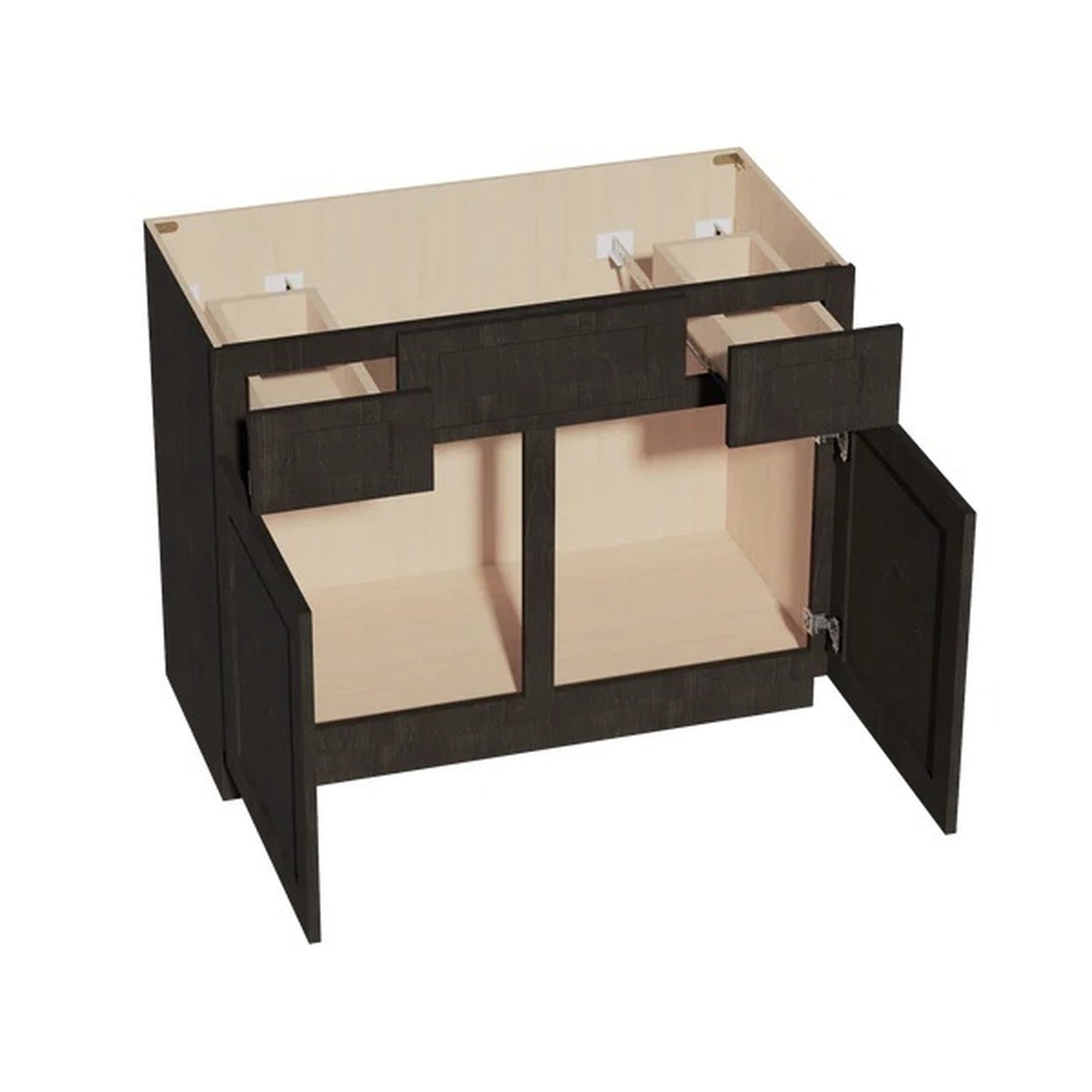 Quik Cabinets VSD4221 Ardelle Charcoal - Interior