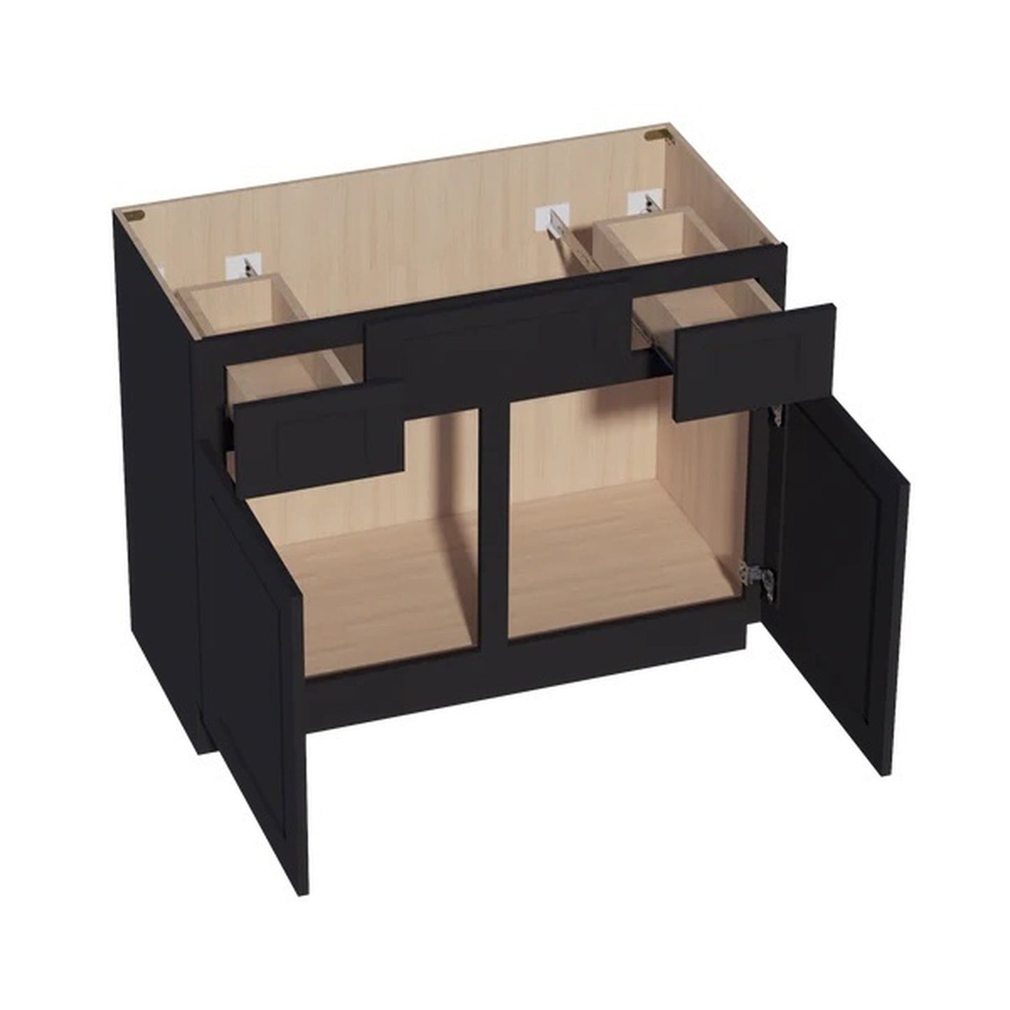 Quik Cabinets VSD4221 Ardelle Ebony - Interior