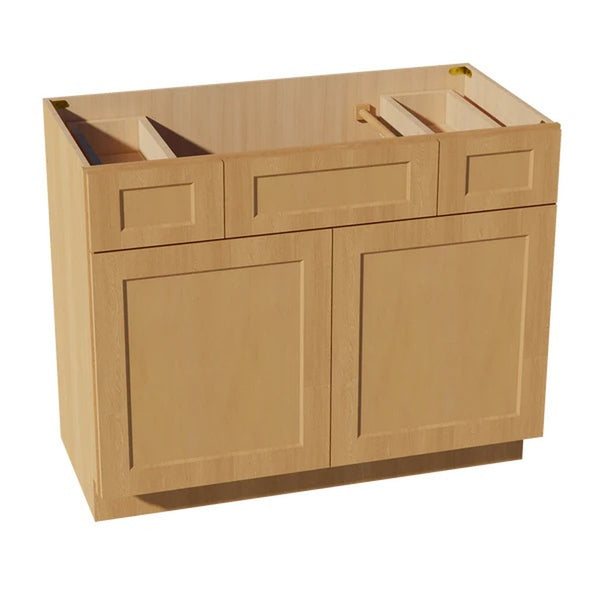 Shaker Vanity Drawer Cabinet 42" (VSD4221) · Ardelle - Timber - Hero