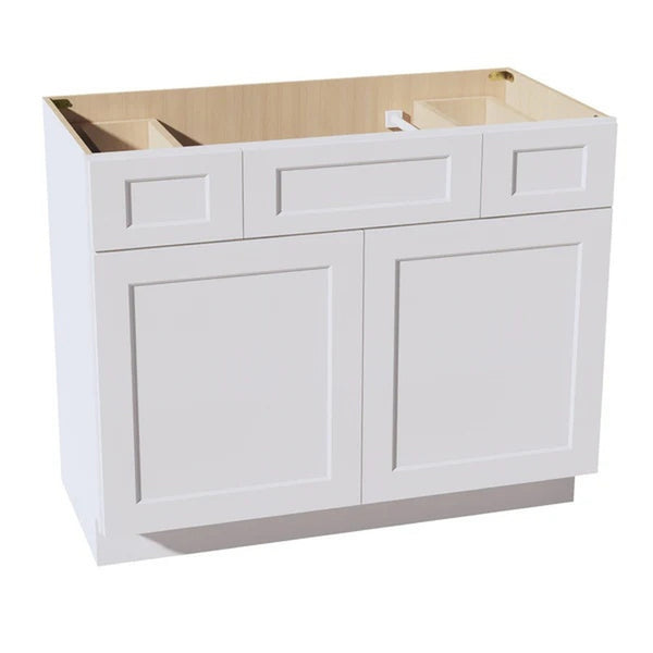 Shaker Vanity Drawer Cabinet 42" (VSD4221) · Ardelle in White