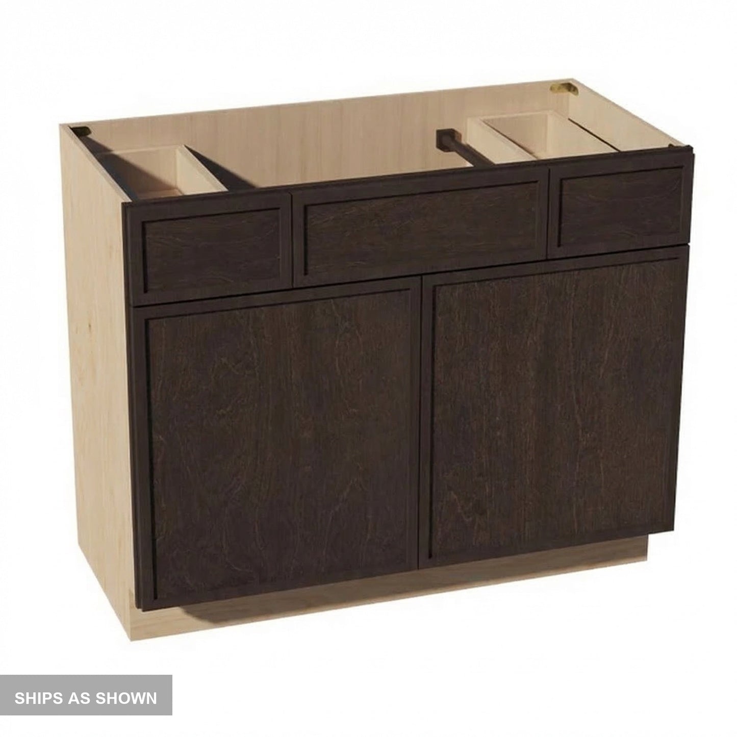 Quik Cabinets VSD4221 Slim Mocha - Flatpack