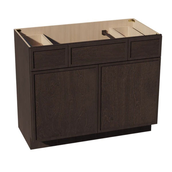 Slim Shaker Vanity Drawer Cabinet 42" (VSD4221) · Slim in Mocha