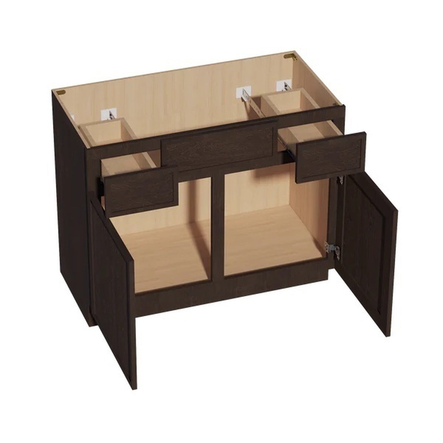 Quik Cabinets VSD4221 Slim Mocha - Interior
