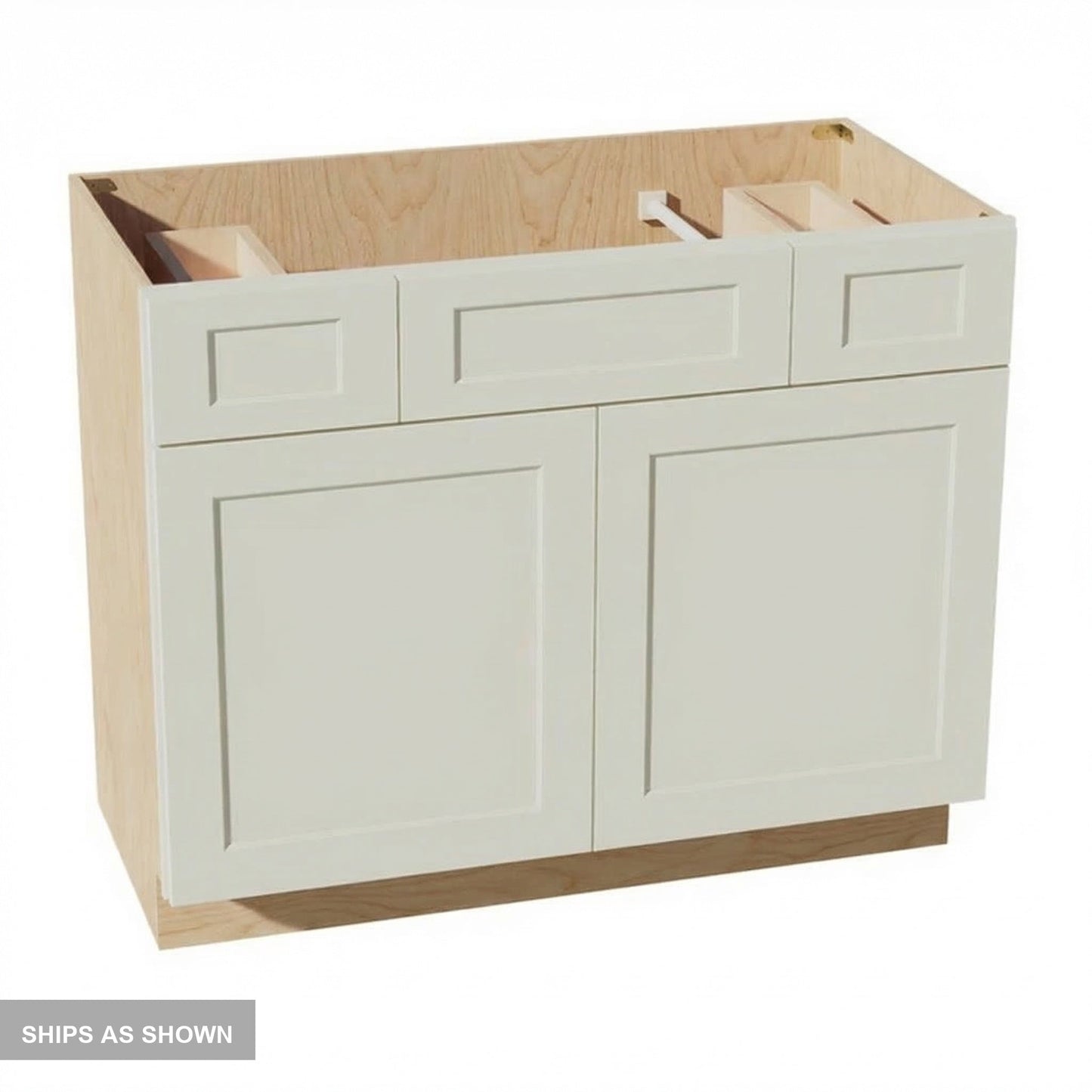 Quik Cabinets VSD4221 Tallis Swan White - Flatpack