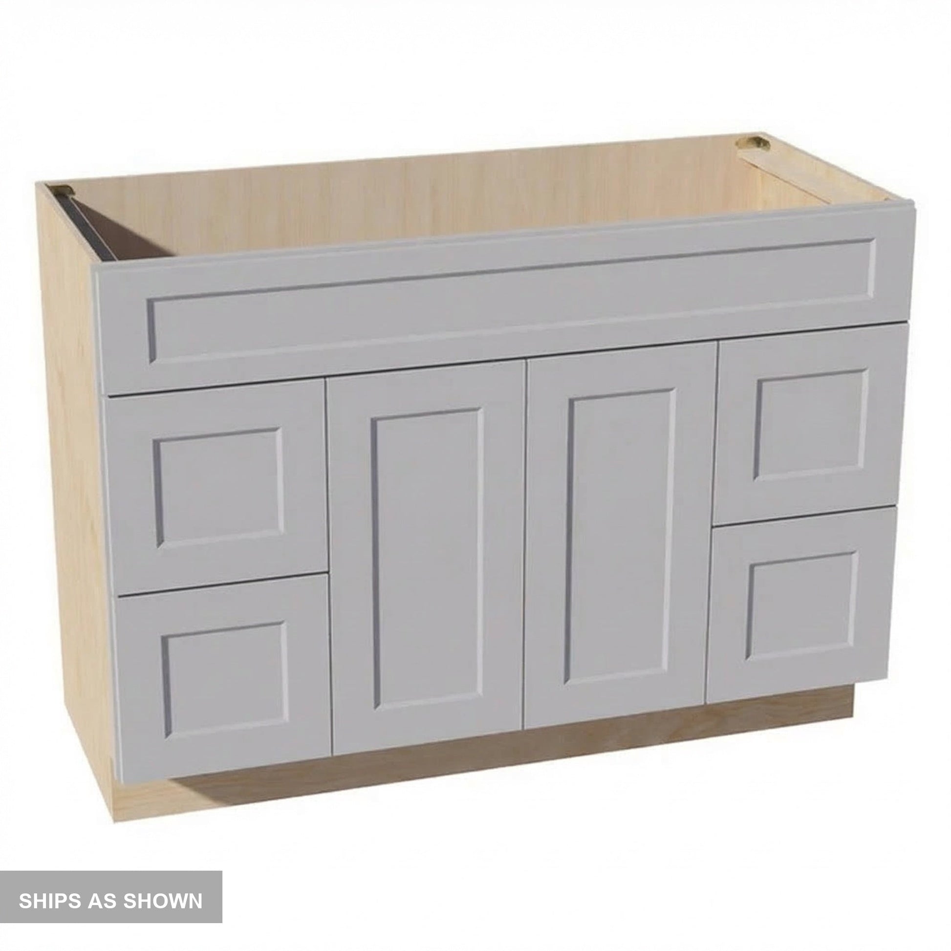 Shaker Vanity Drawer Cabinet 48" (VSD4821) · Ardelle