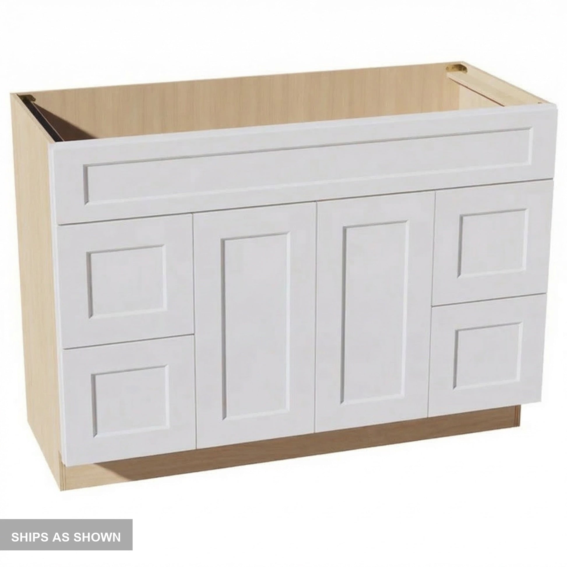 Shaker Vanity Drawer Cabinet 48" (VSD4821) · Ardelle