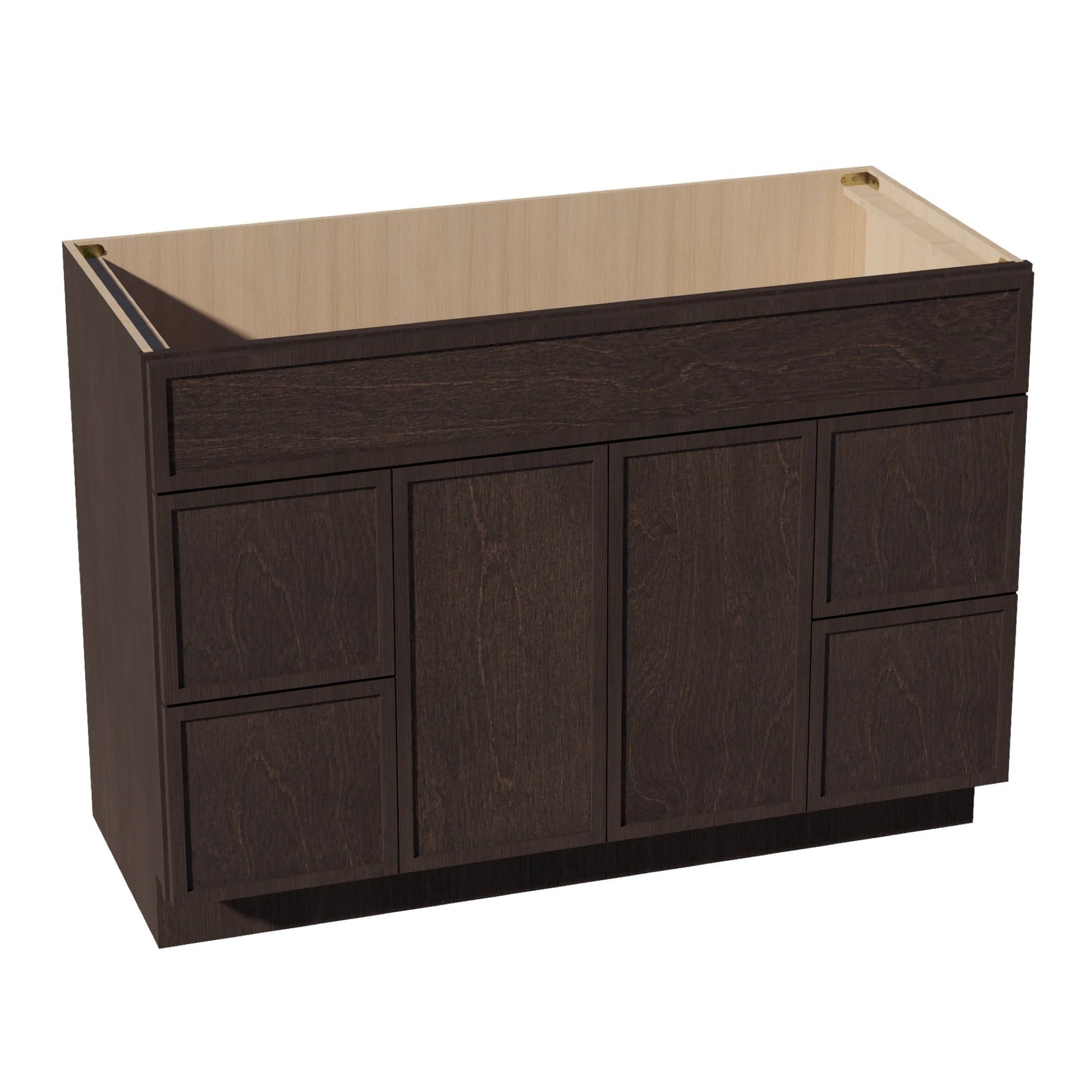 Slim Shaker Vanity Drawer Cabinet 48" (VSD4821) · Slim