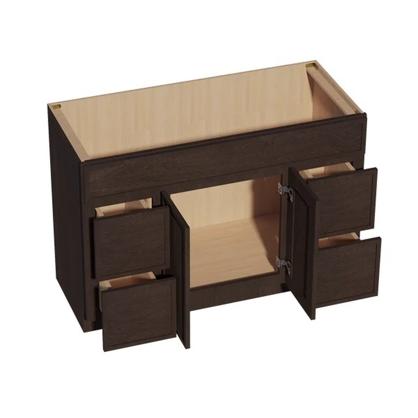 Quik Cabinets VSD4821 Slim Mocha - Interior