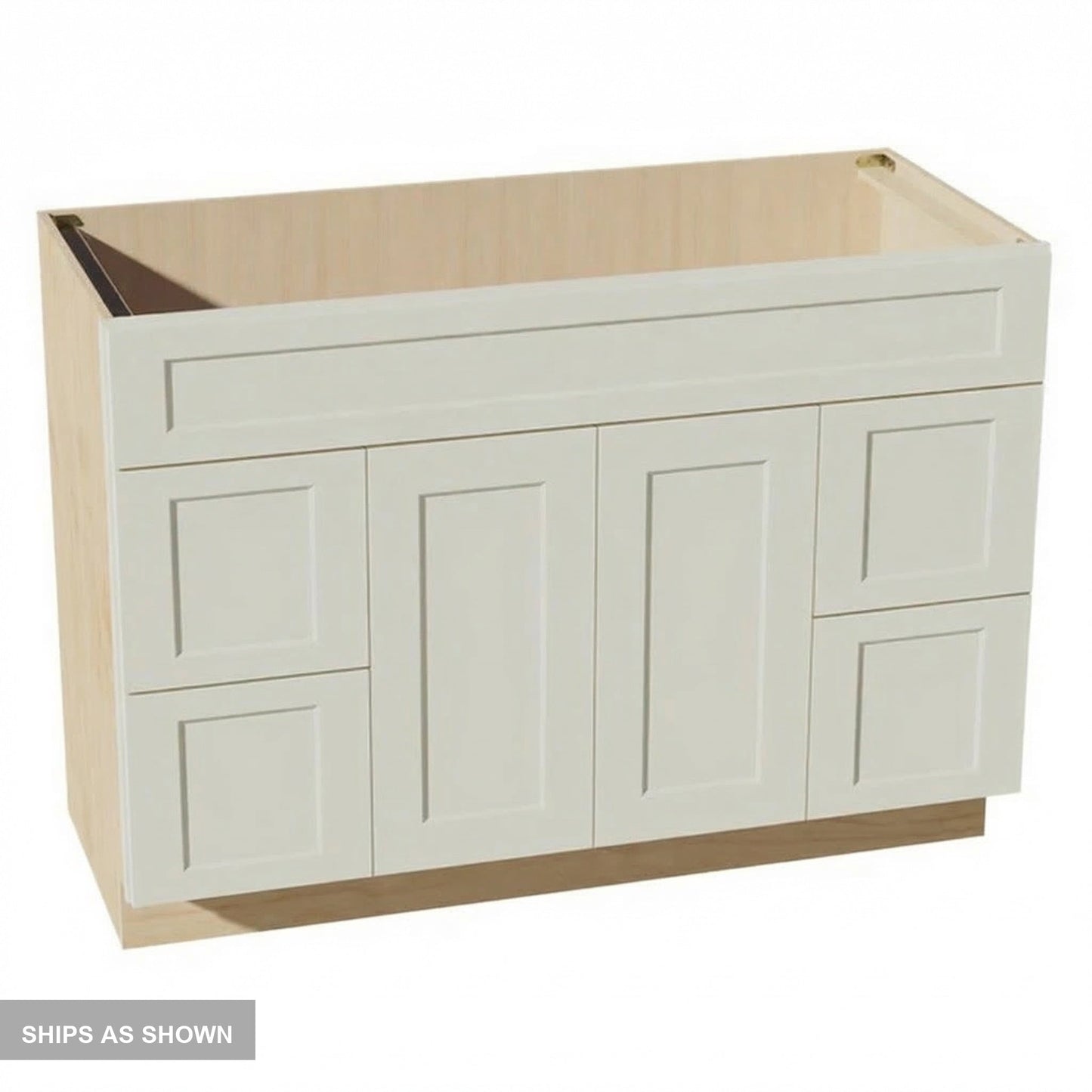 Quik Cabinets VSD4821 Tallis Swan White - Flatpack