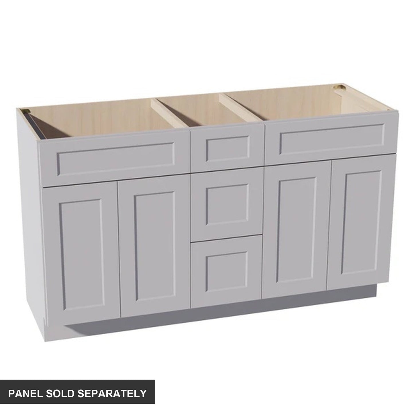 Quik Cabinets VSD60DOUBLE Ardelle Ash - Product