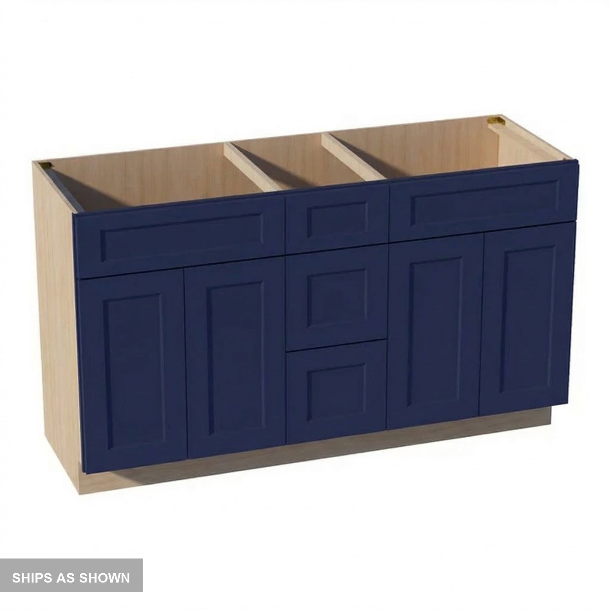 Shaker Vanity Drawer Cabinet 60" (VSD60DOUBLE) · Ardelle