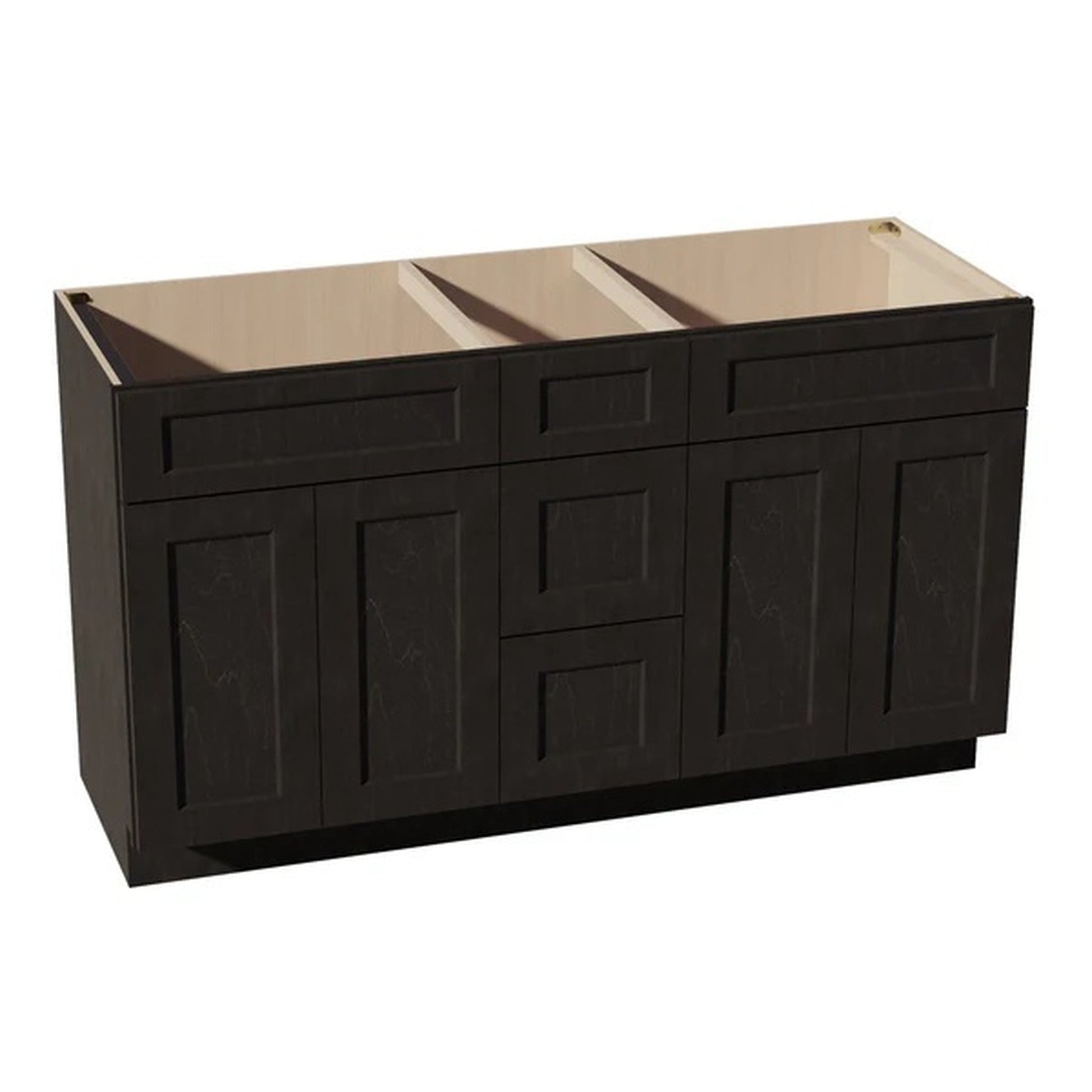 Shaker Vanity Drawer Cabinet 60" (VSD60DOUBLE) · Ardelle