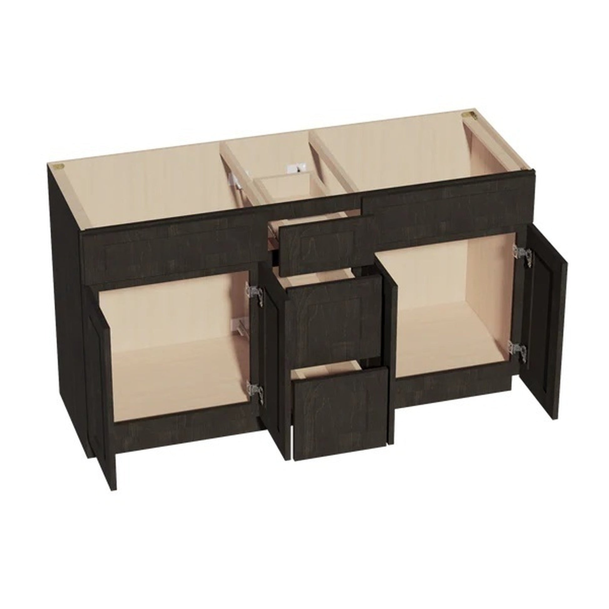 Shaker Vanity Drawer Cabinet 60" (VSD60DOUBLE) · Ardelle