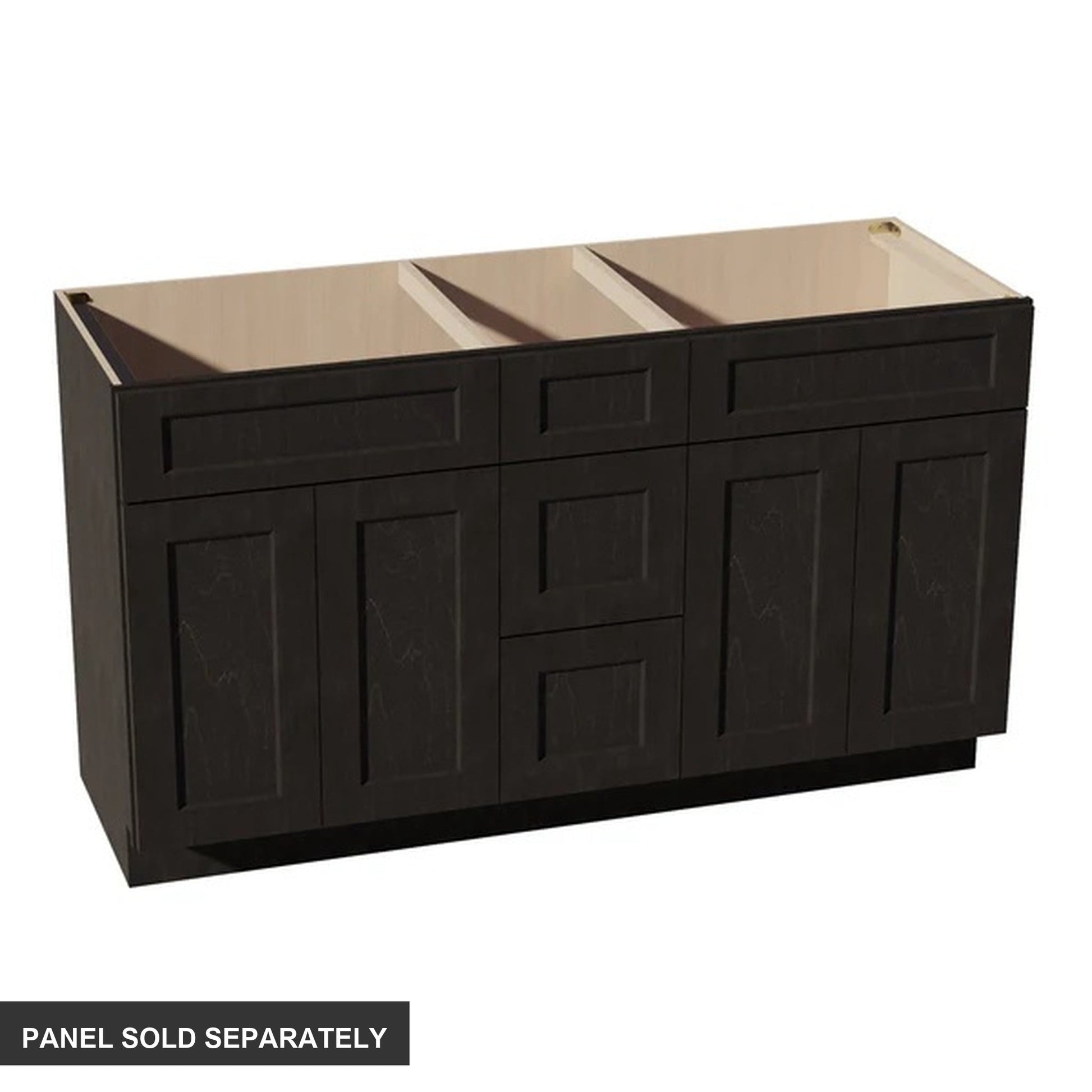 Shaker Vanity Drawer Cabinet 60" (VSD60DOUBLE) · Ardelle
