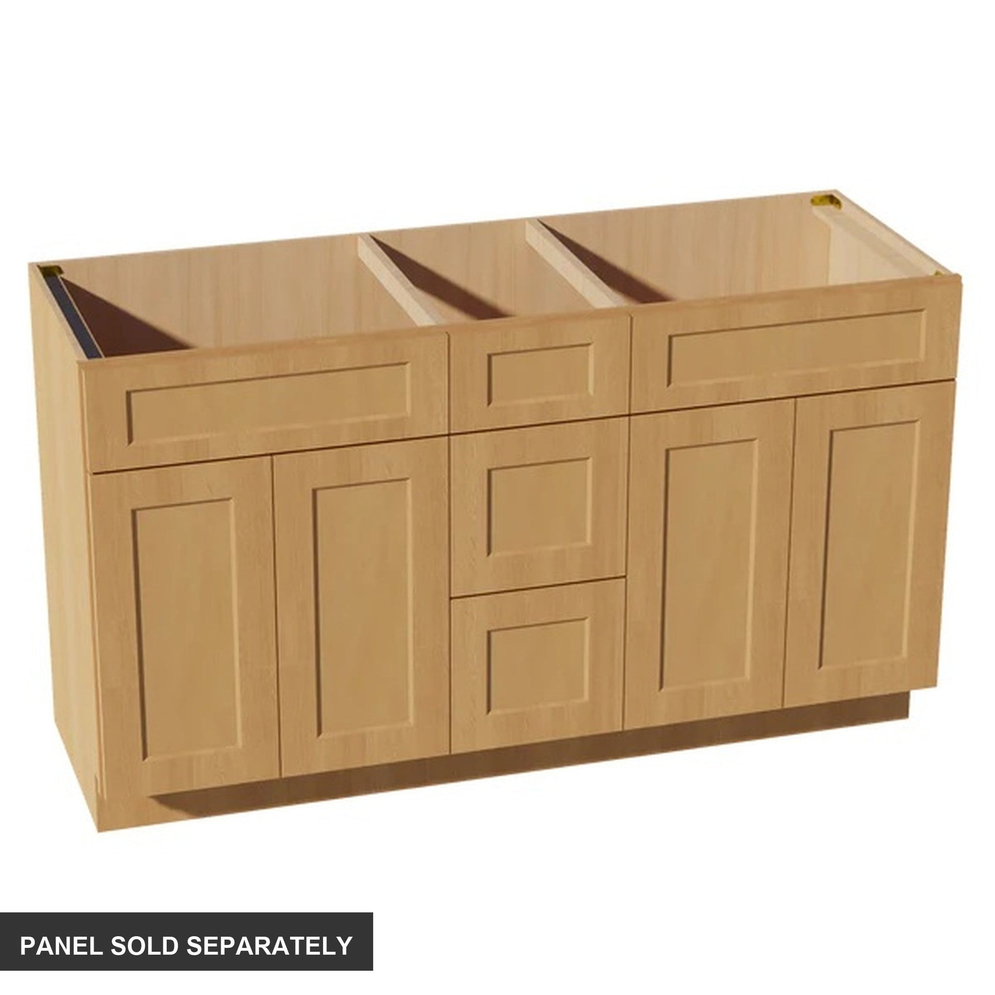 Shaker Vanity Drawer Cabinet 60" (VSD60DOUBLE) · Ardelle