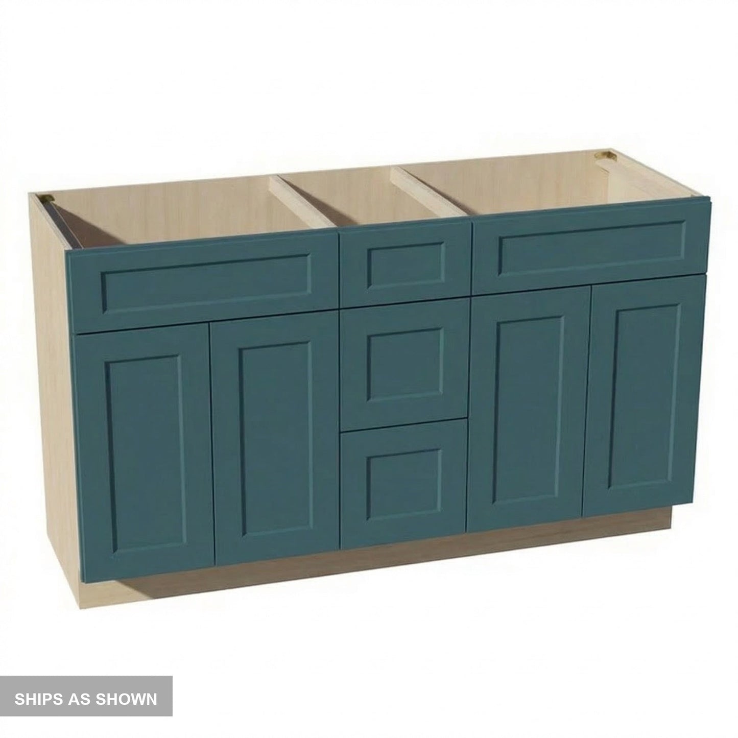 Quik Cabinets VSD60DOUBLE Tallis Fairy Green - Flatpack