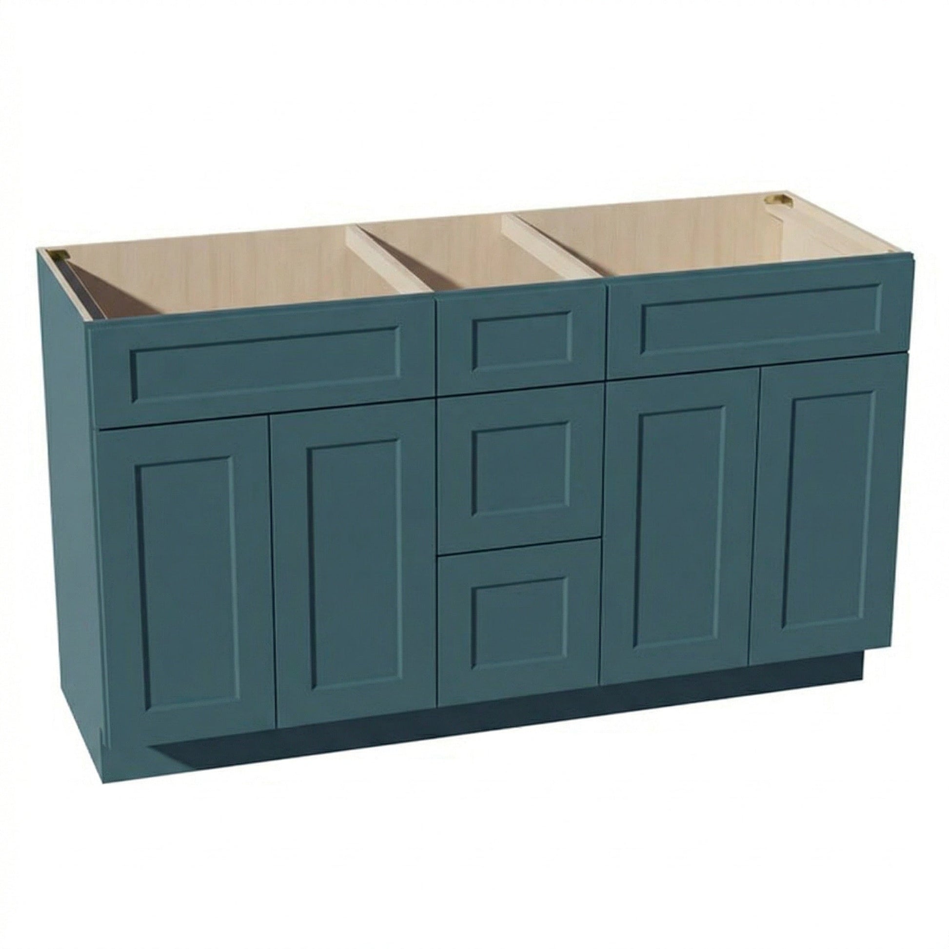Shaker Vanity Drawer Cabinet 60" (VSD60DOUBLE) · Tallis