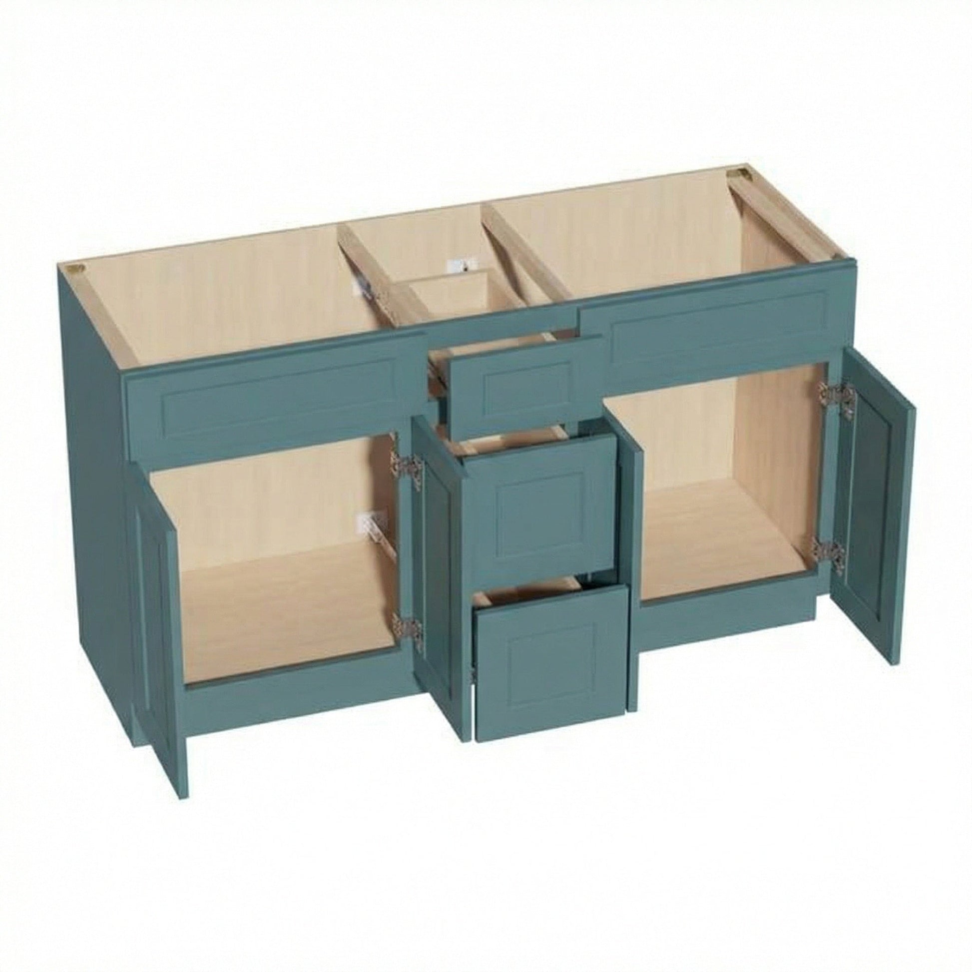 Shaker Vanity Drawer Cabinet 60" (VSD60DOUBLE) · Tallis