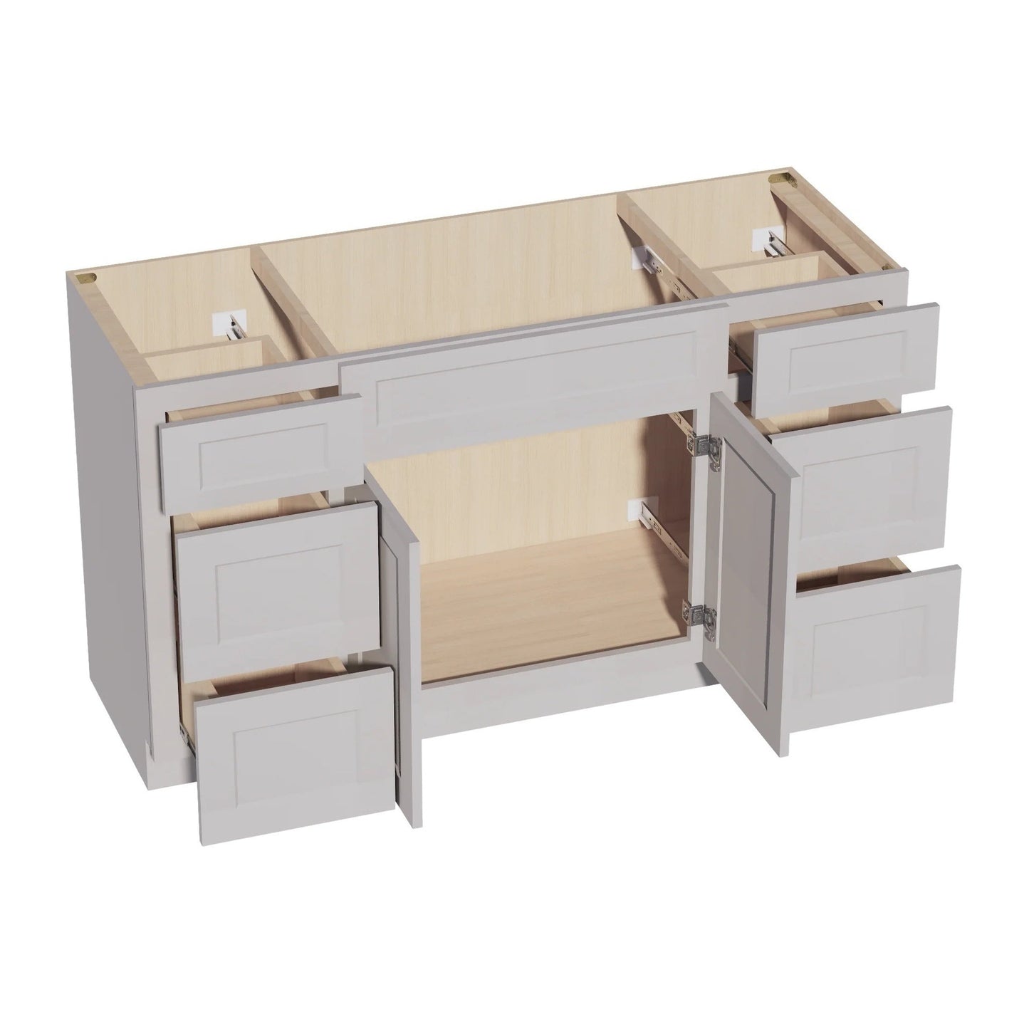 Quik Cabinets VSD60SINGLE Ardelle Ash - Interior
