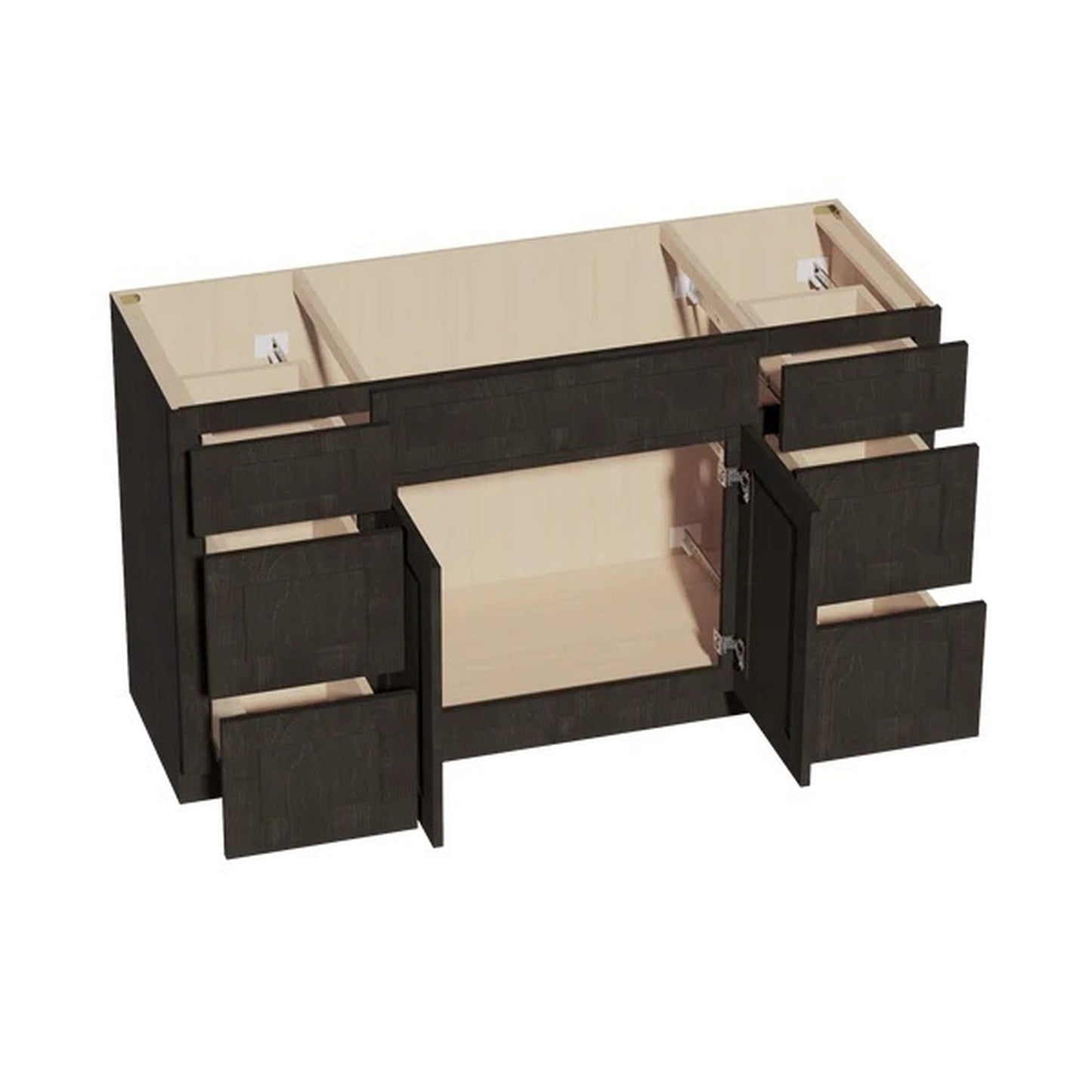 Quik Cabinets VSD60SINGLE Ardelle Charcoal - Interior