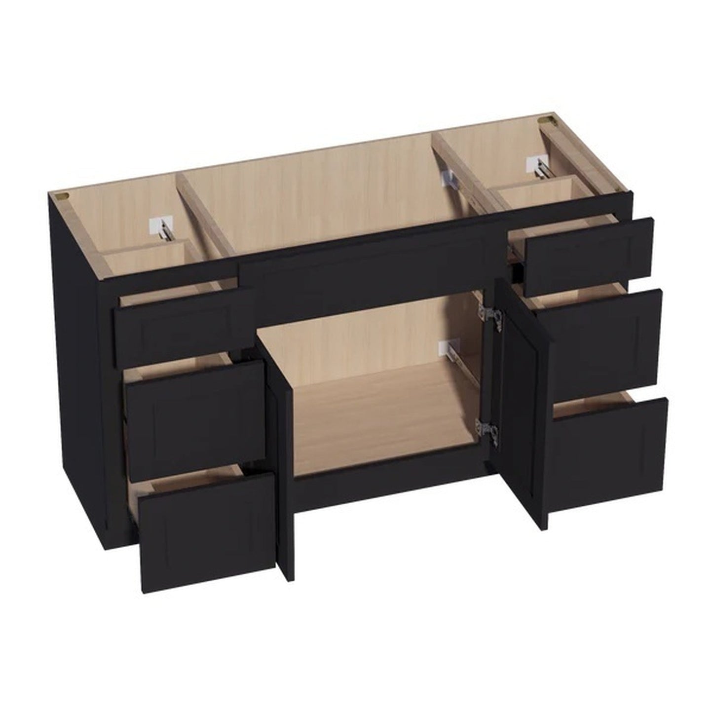 Quik Cabinets VSD60SINGLE Ardelle Ebony - Interior