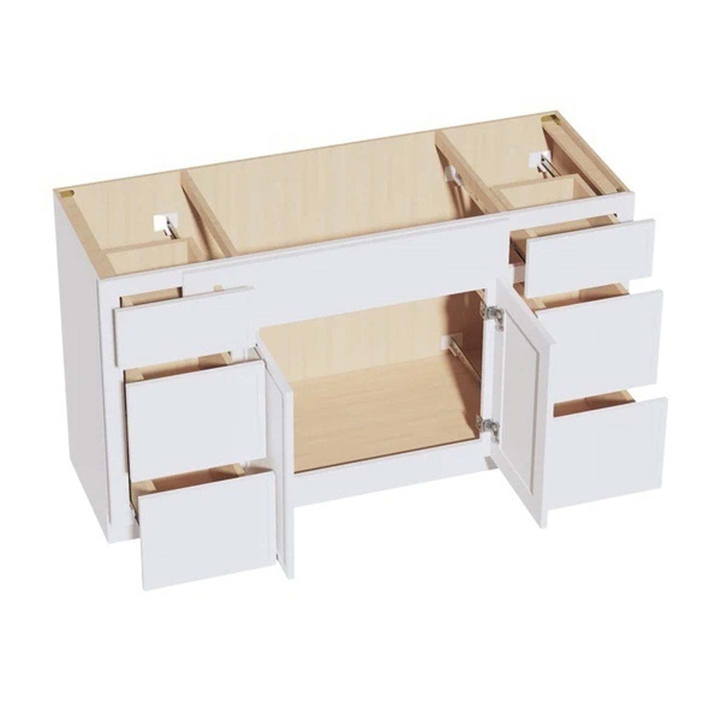 Quik Cabinets VSD60SINGLE Slim Frost - Interior