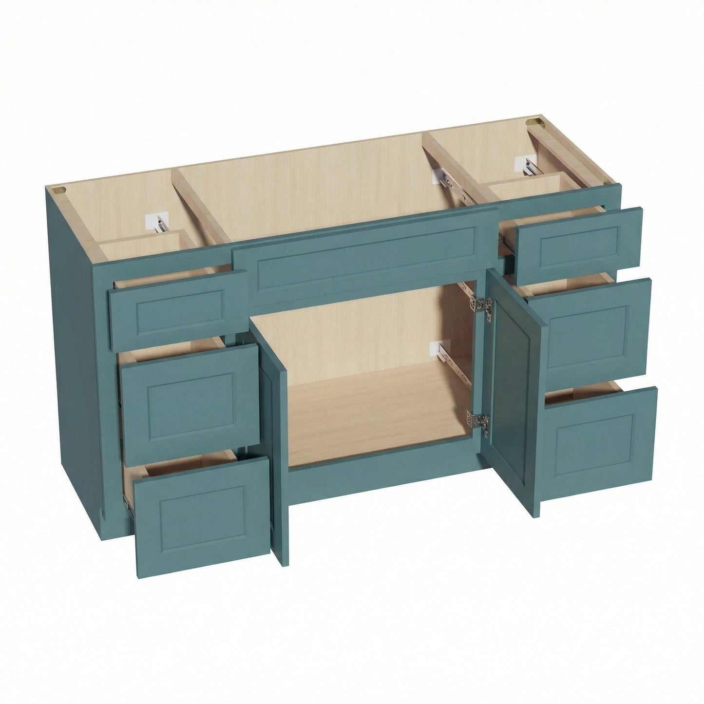 Quik Cabinets VSD60SINGLE Tallis Fairy Green - Interior