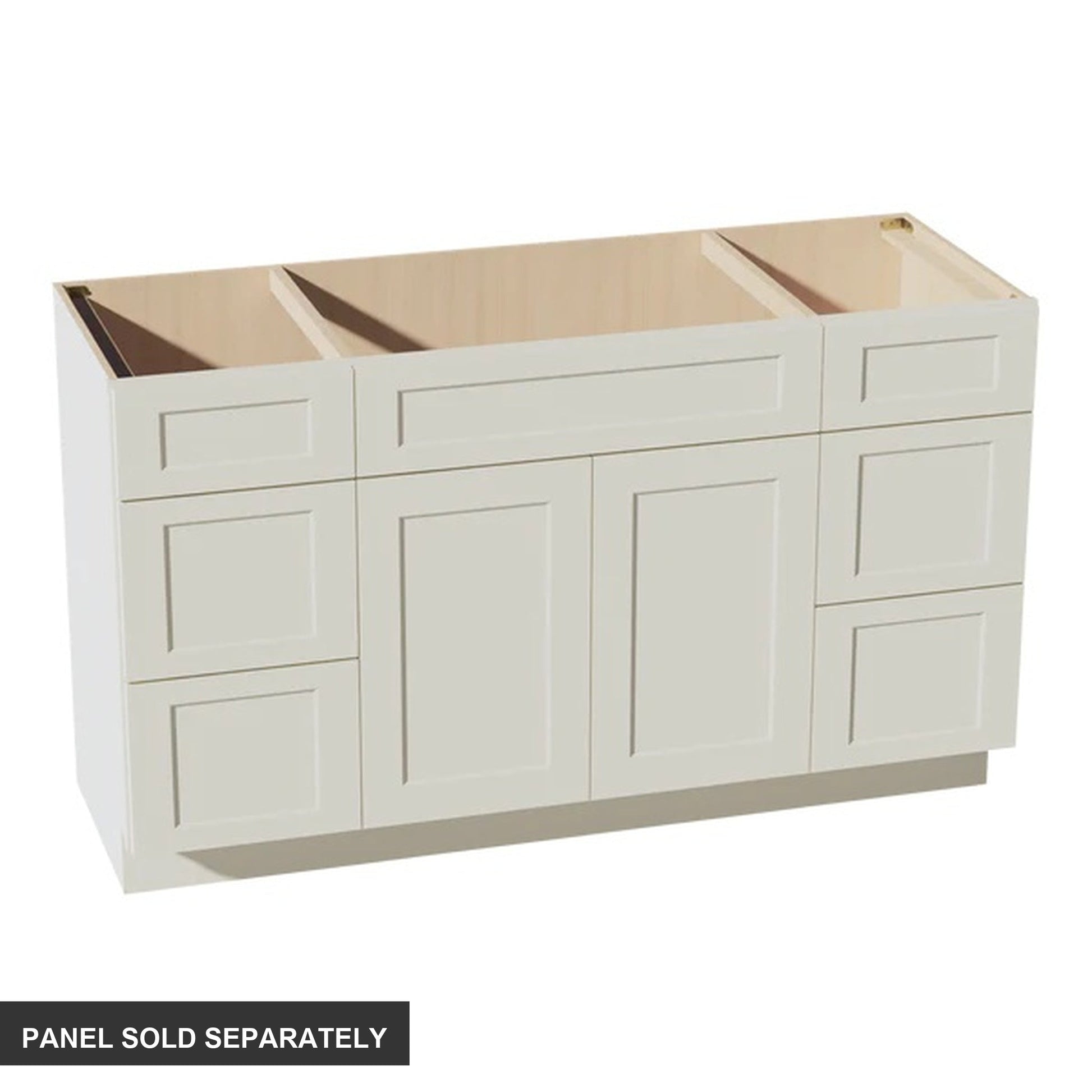 Shaker Vanity Drawer Cabinet 60" (VSD60SINGLE) · Tallis