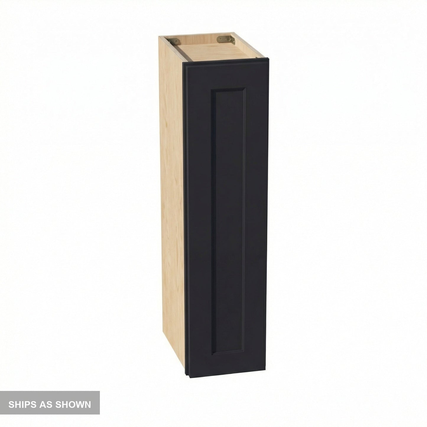 Shaker Wall Cabinet 9" (W0936) · Ardelle - Ebony - Flat Pack