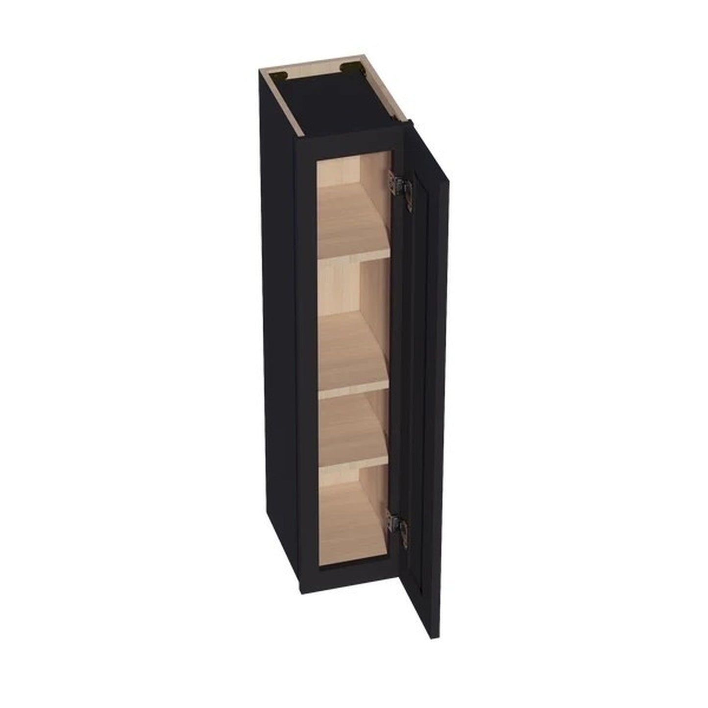 Shaker Wall Cabinet 9" (W0942) · Ardelle - Ebony - Interior